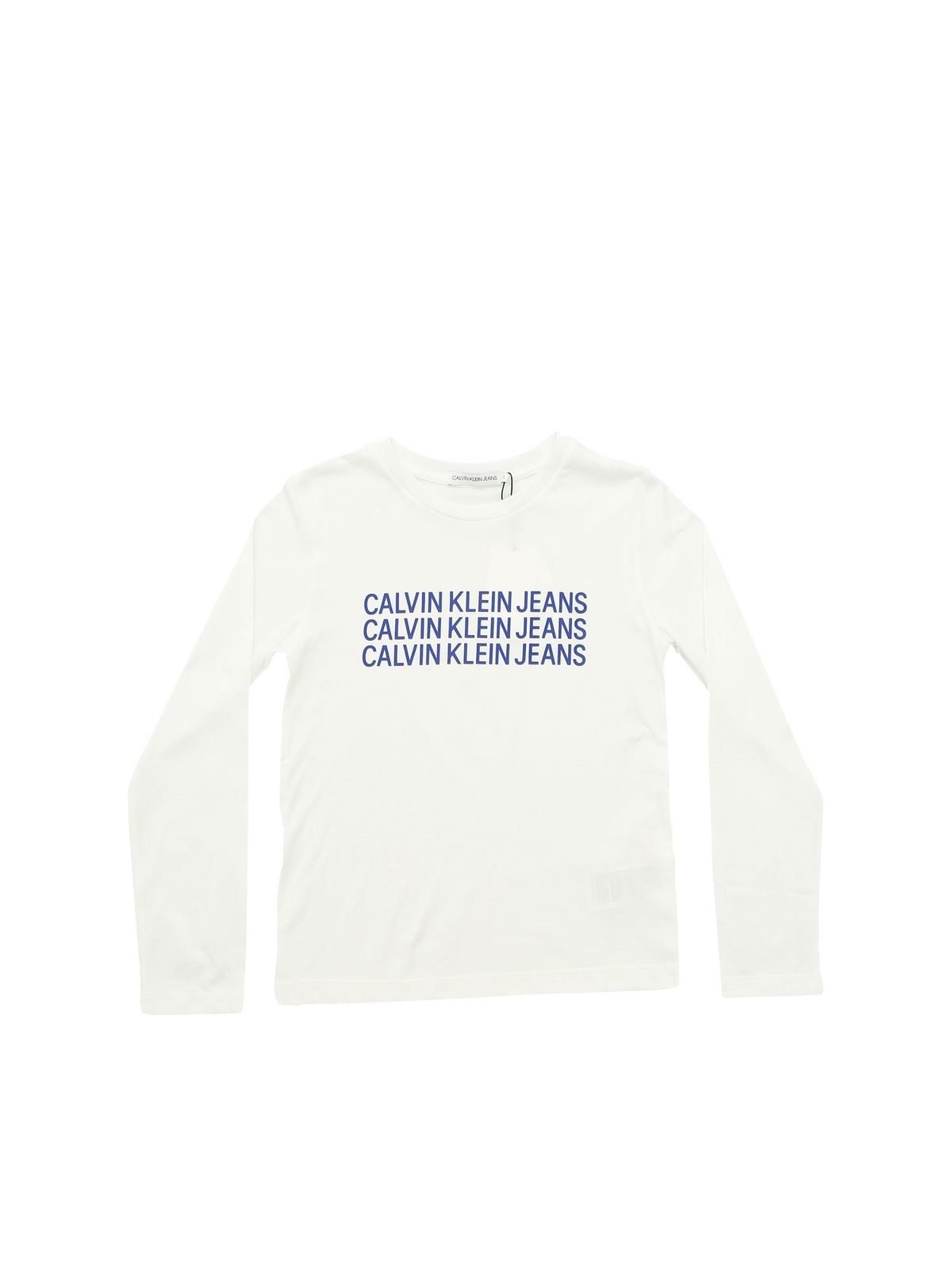Calvin Klein White Long Sleeve Shirt Sale Online, UP TO 59% OFF 