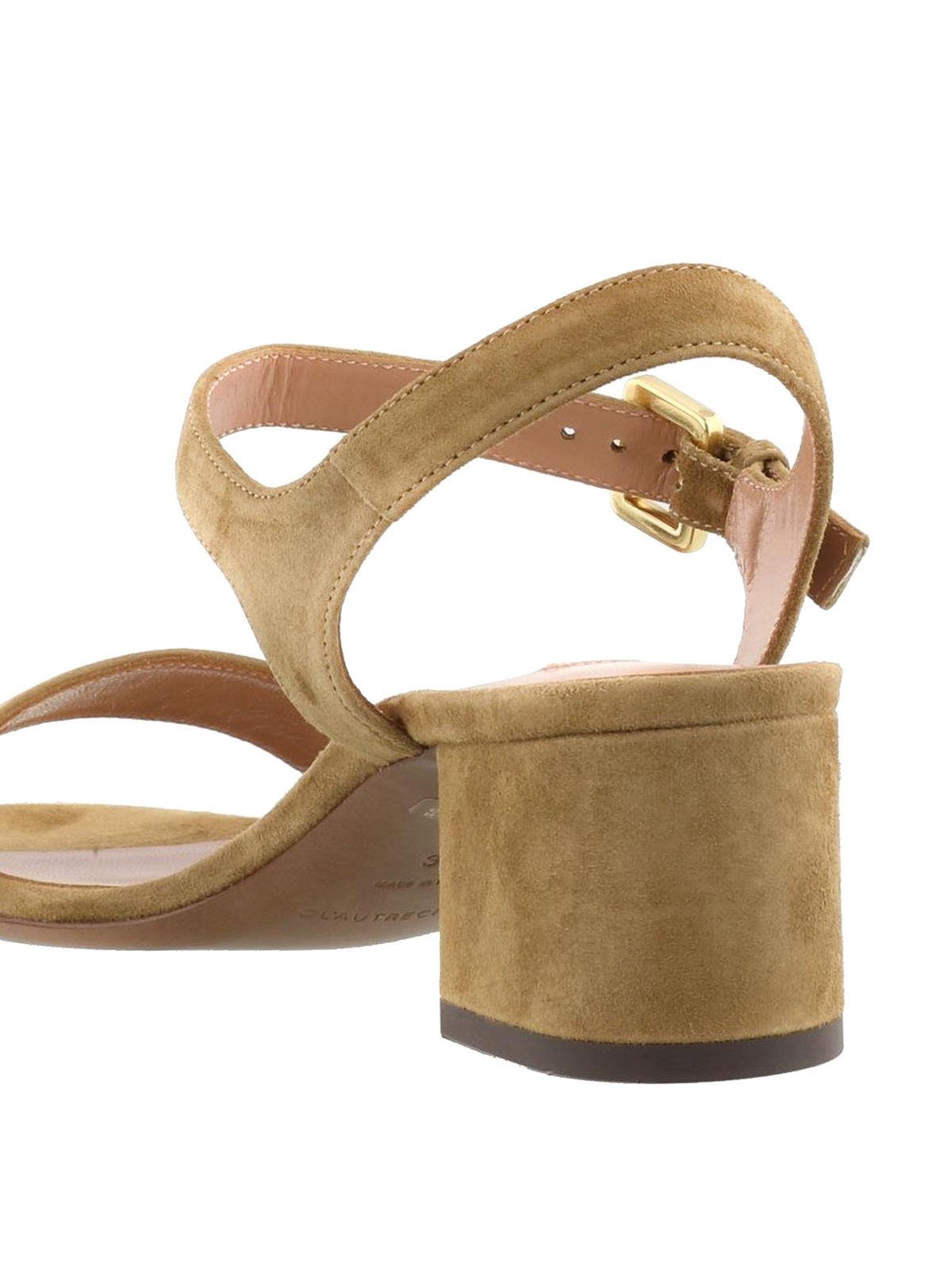 suede slingback sandals