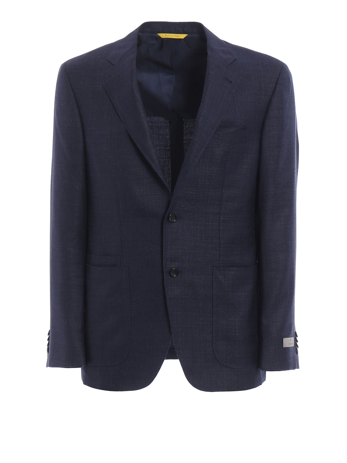 Blazers Canali - Wool blend unstructured blazer - CU00383303 | iKRIX.com