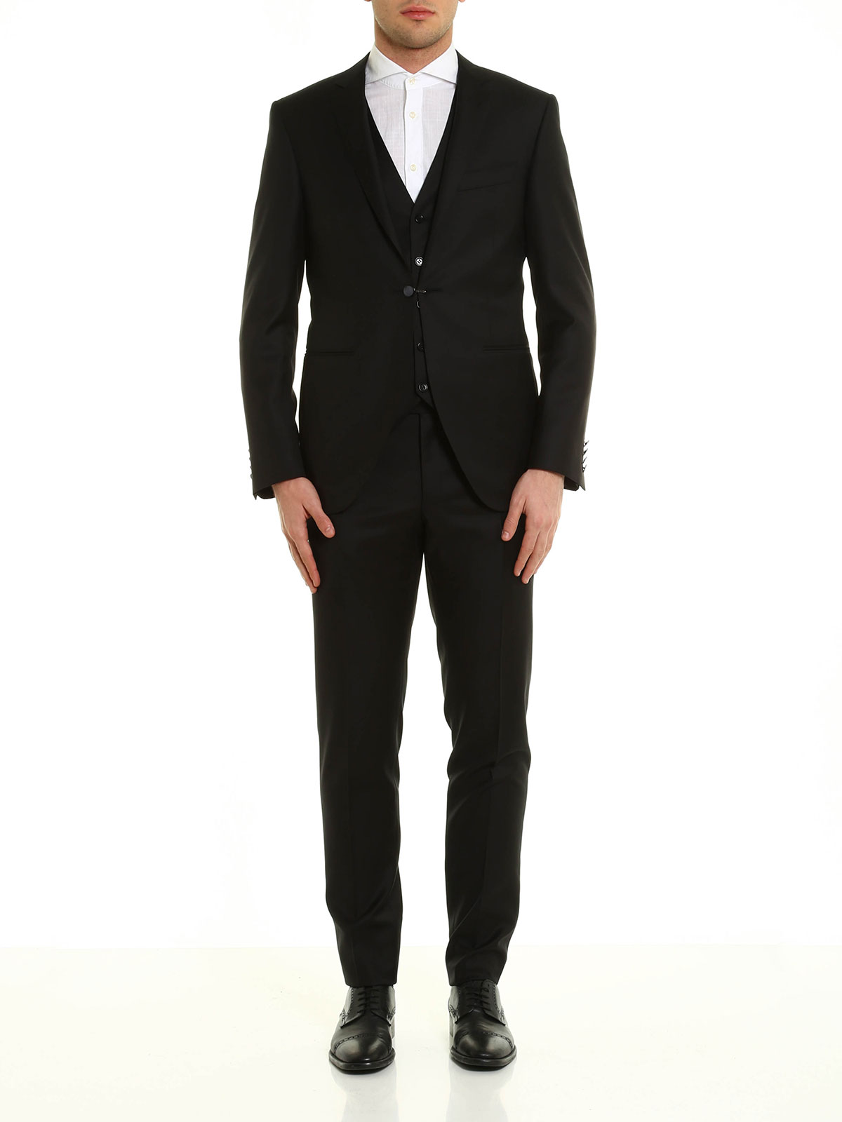Completi da cerimonia Canali - Abito elegante in lana tre pezzi -  CA1031510TI8RP17