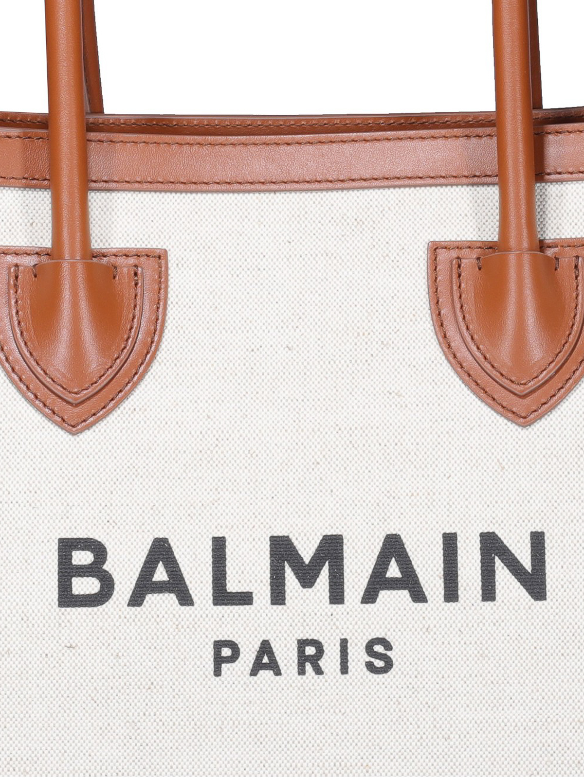 balmain canvas tote bolsa