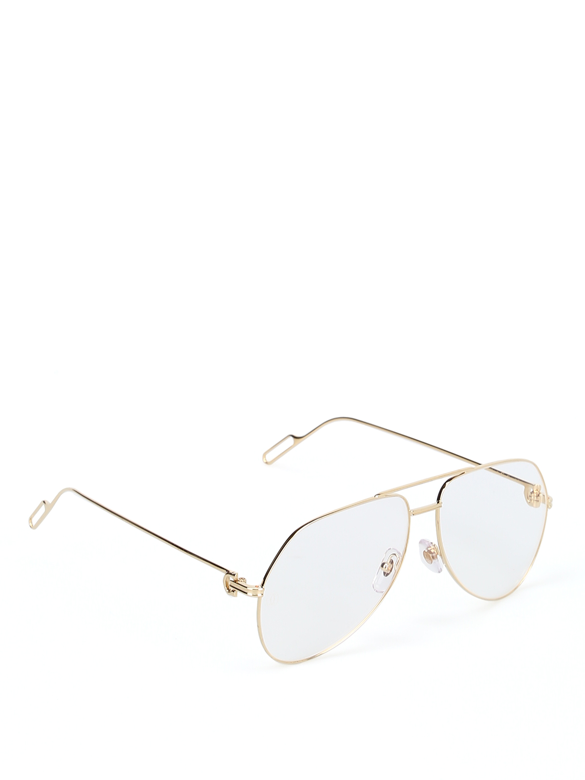 cartier gold eyeglasses frames