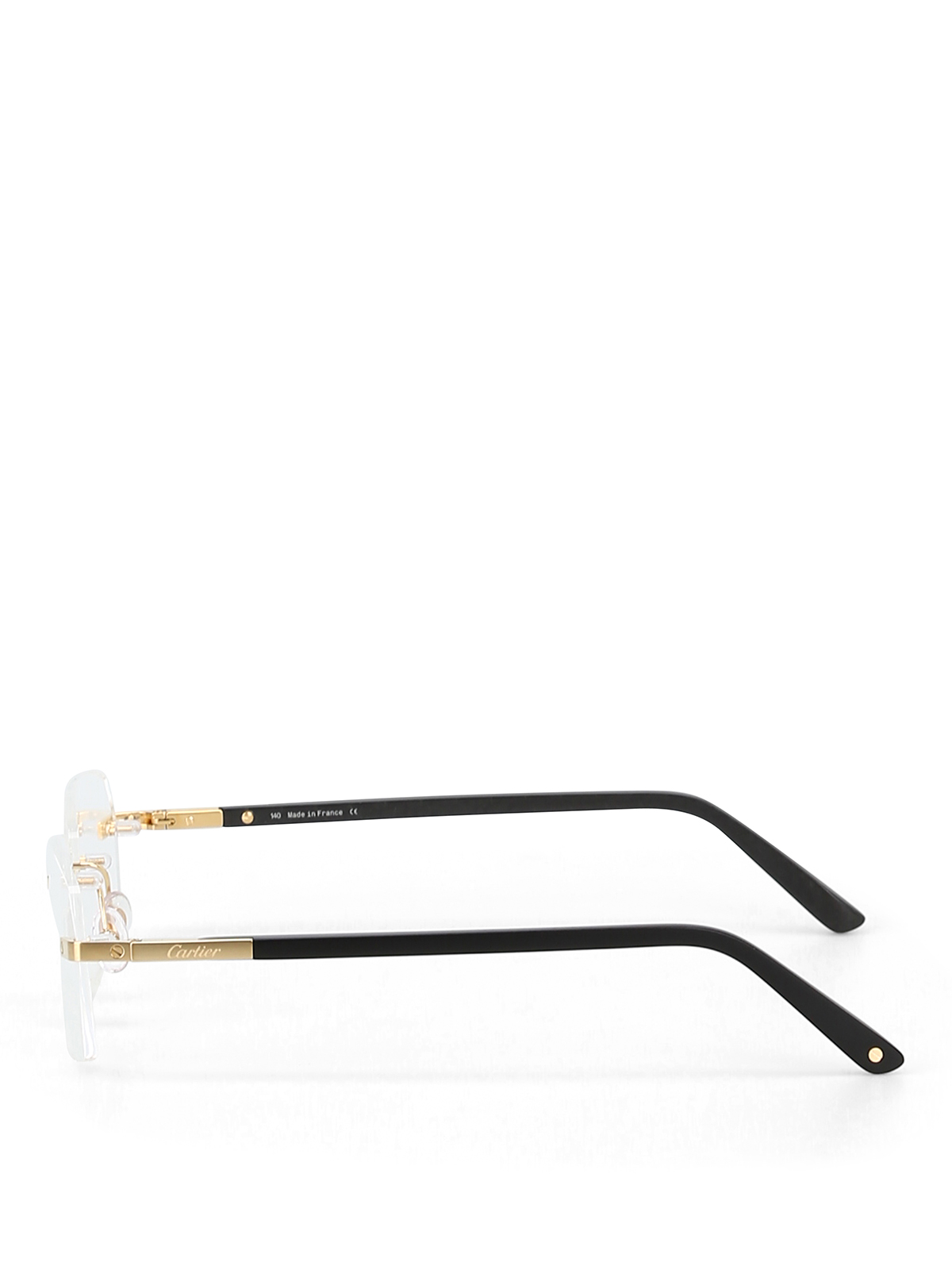 Occhiali Cartier - Occhiali con lenti ovali senza montatura - CT099O1
