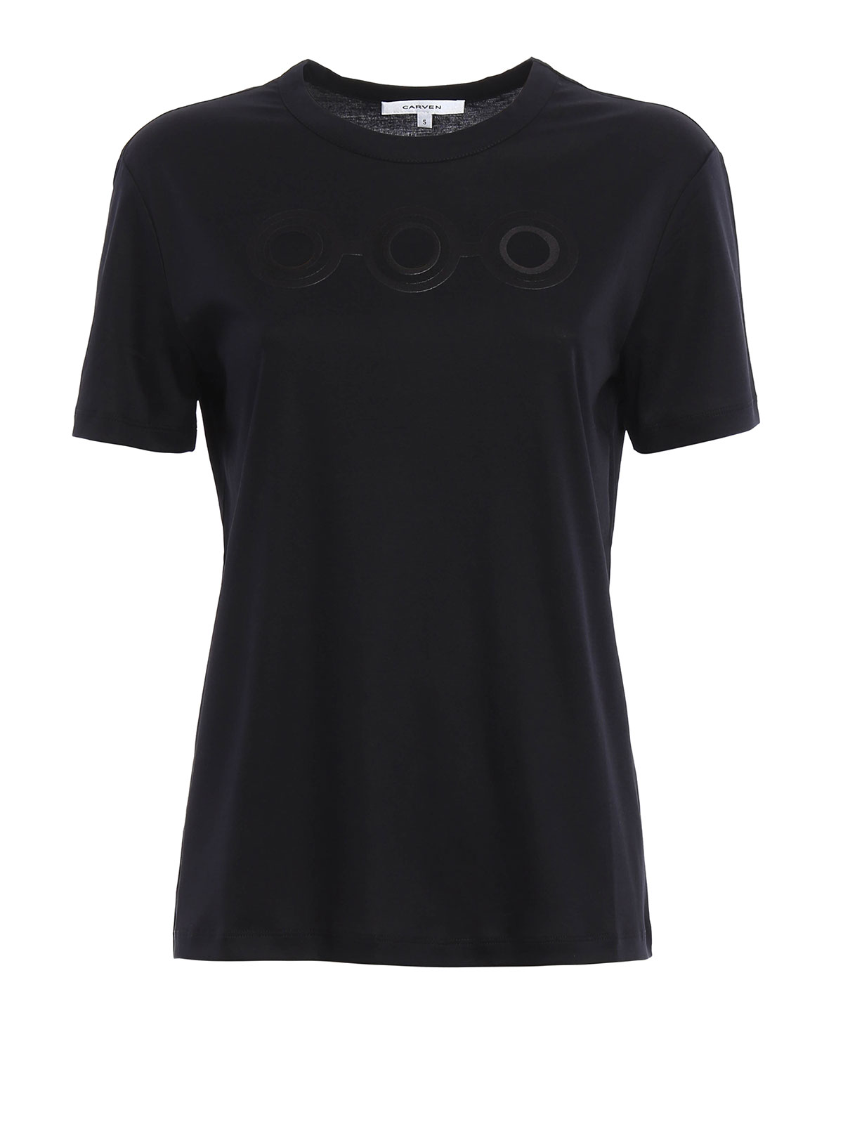 T-shirts Carven - Laser cut T-shirt - 752TS30999 | Shop online at iKRIX