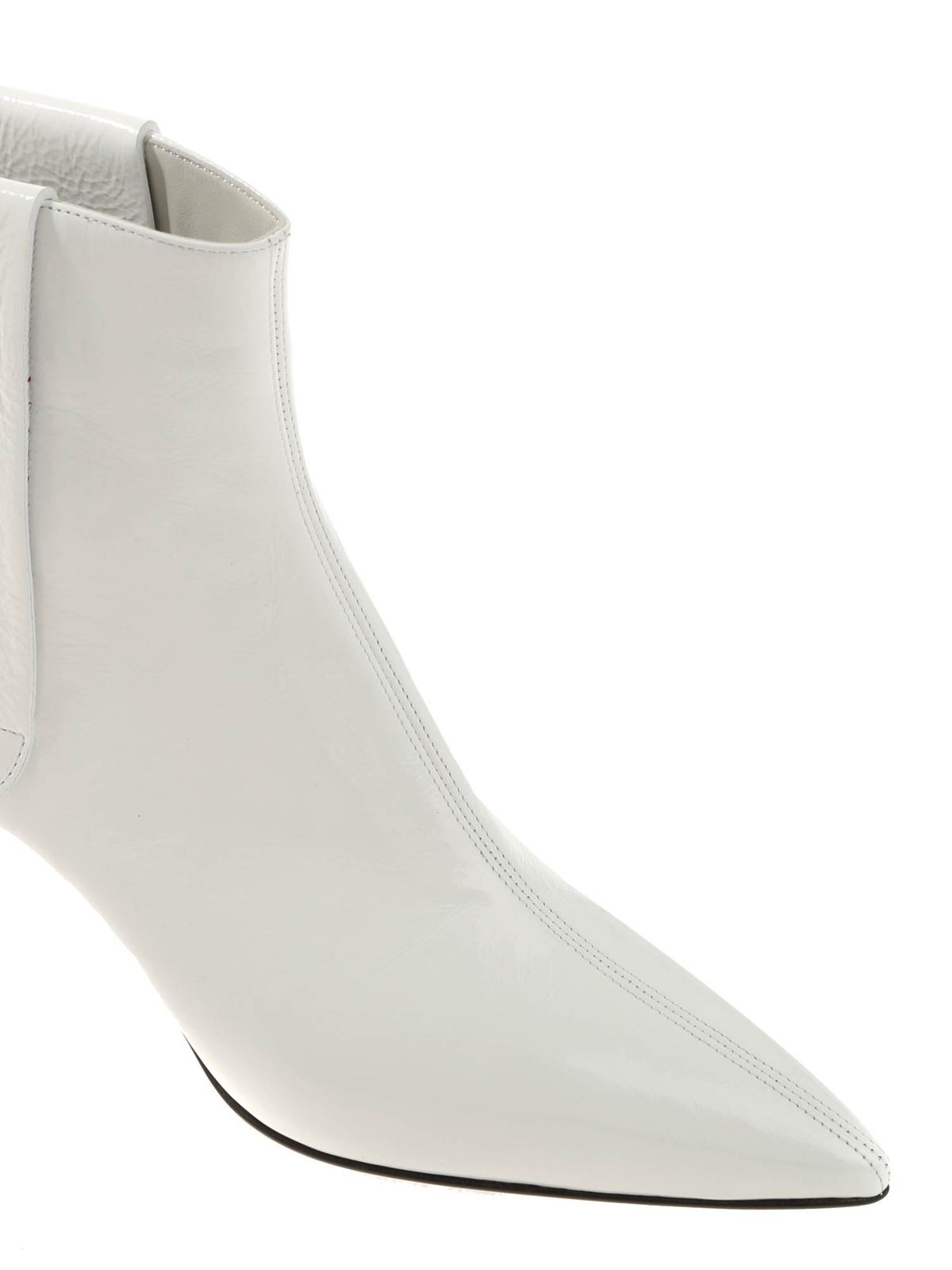 casadei white boots