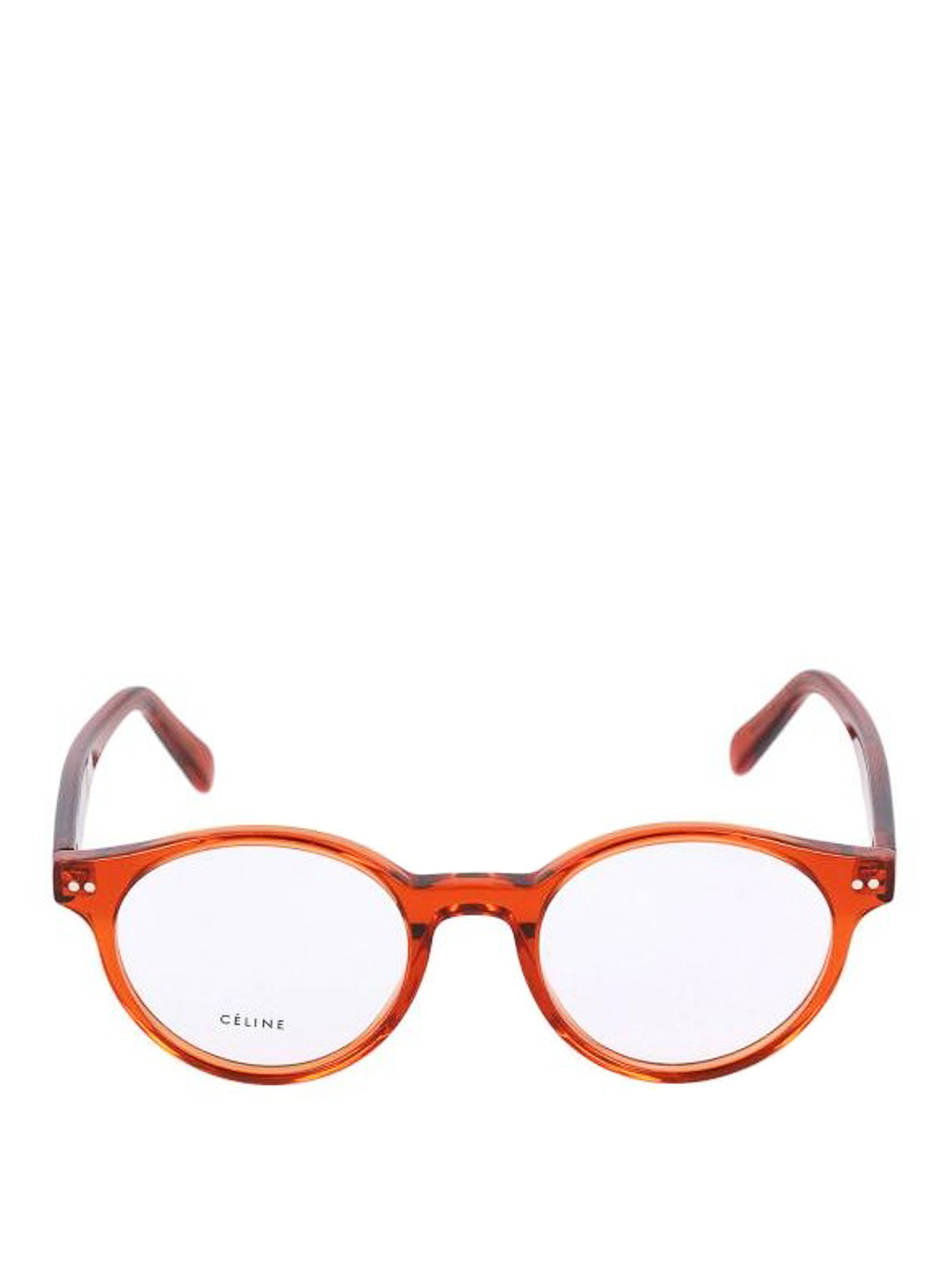 Glasses Céline Round Shaped Acetate Eyeglasses Cl50008i042