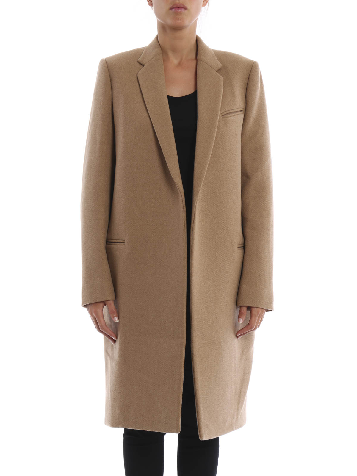 Knee length coats Céline - Structured wool coat - 28H28710102CM