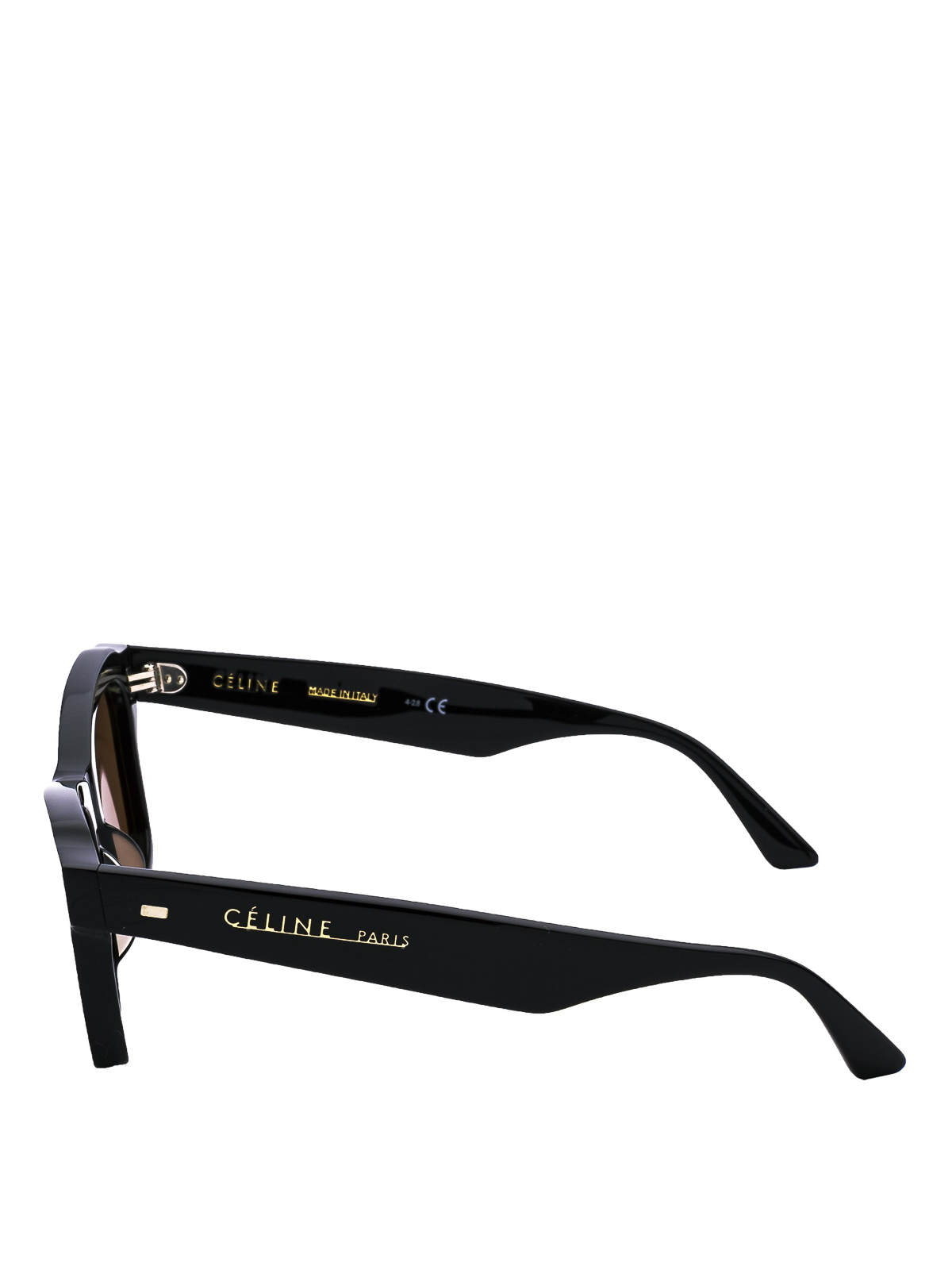 Black acetate wayfarer sunglasses 