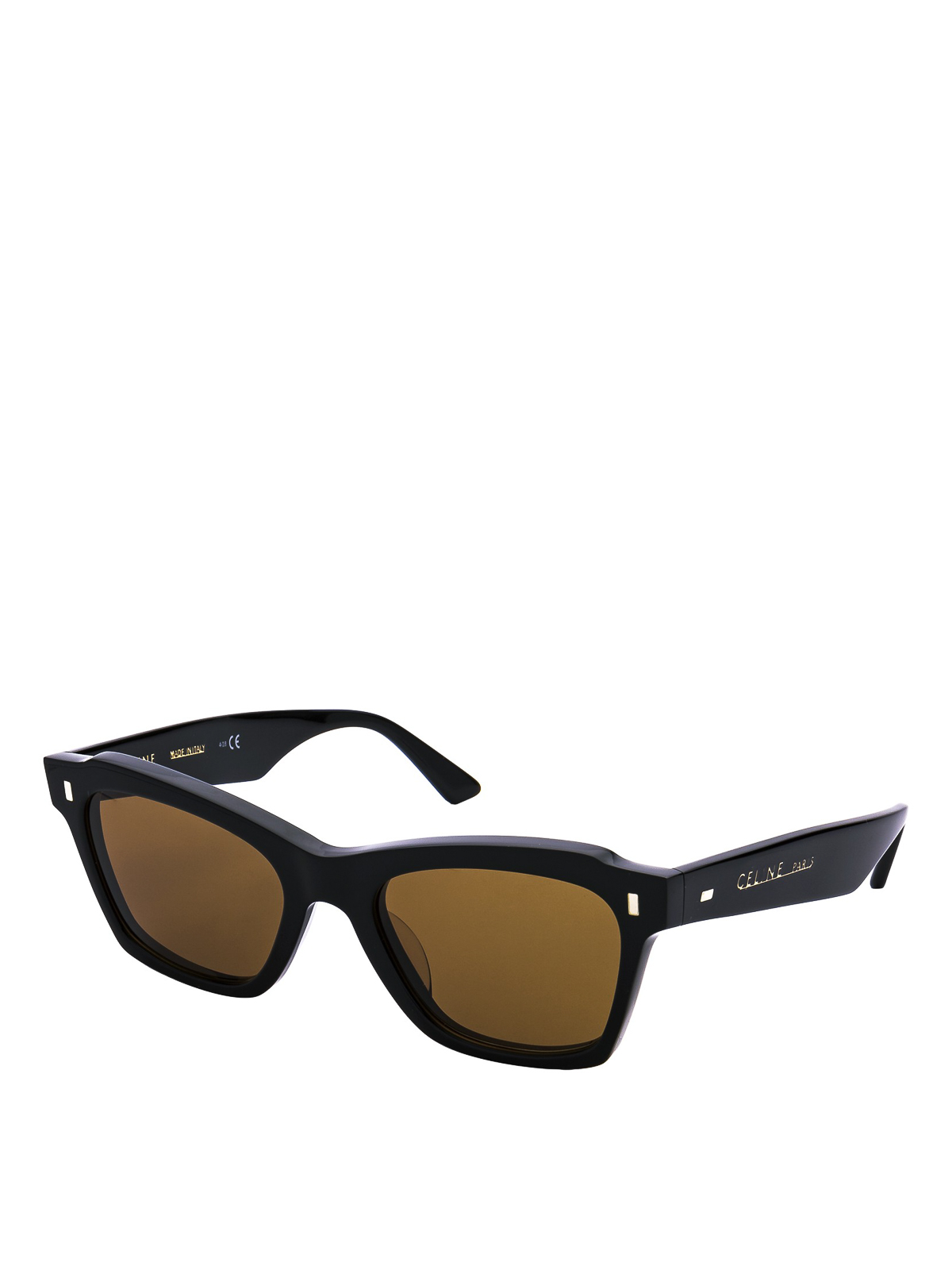 Black acetate wayfarer sunglasses 