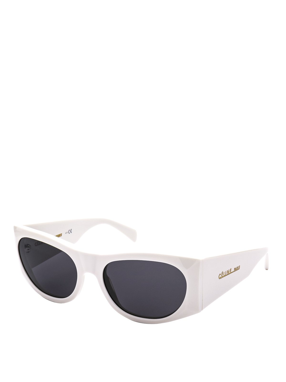 white acetate sunglasses