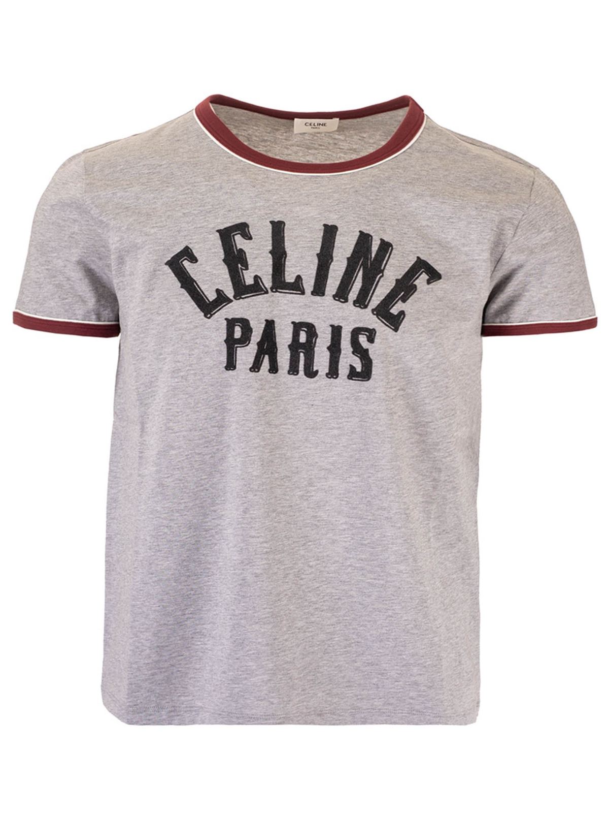 Celine Paris T-shirt in gray
