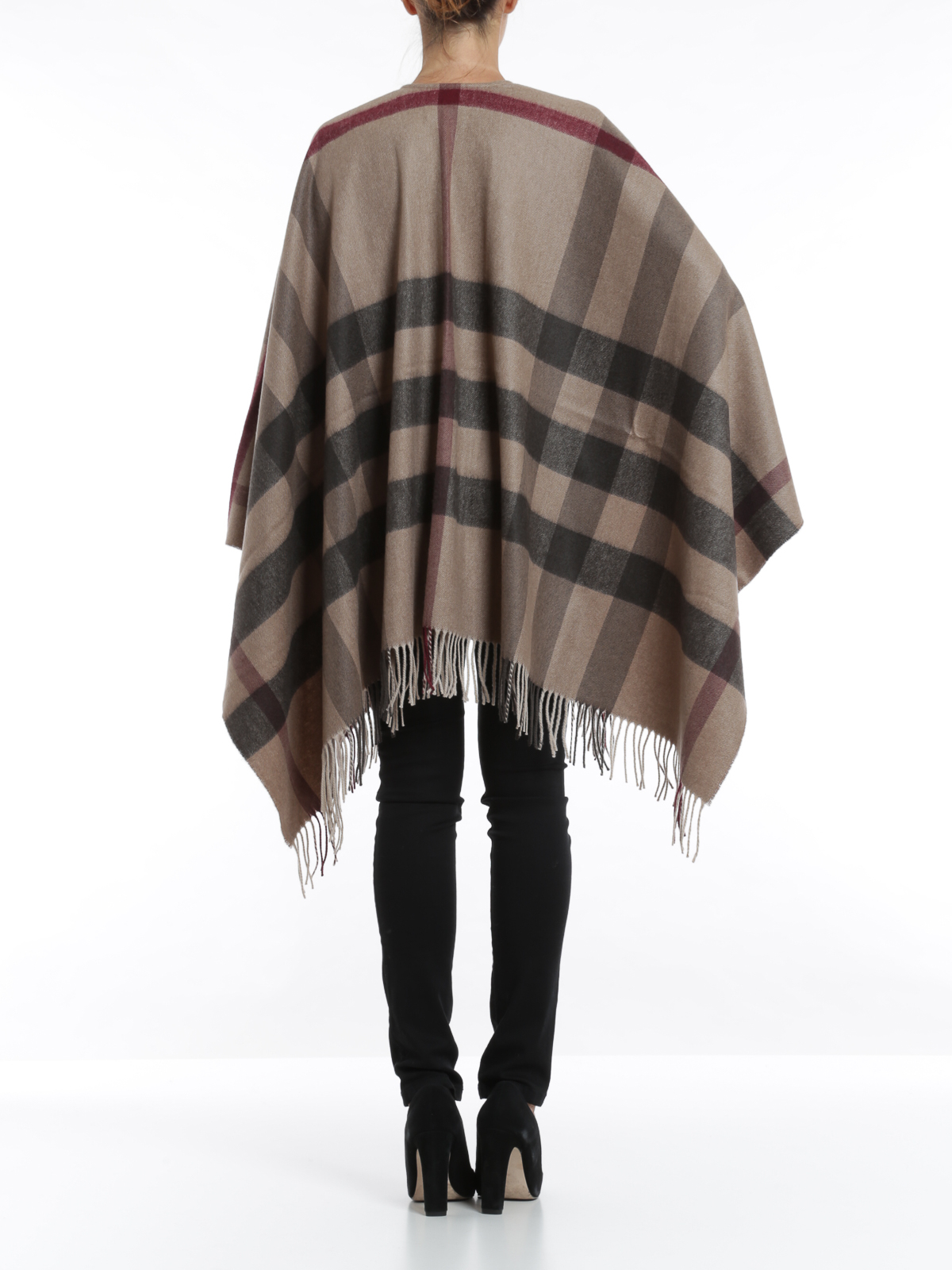 Capes & Ponchos Burberry - Checked poncho - 3895176