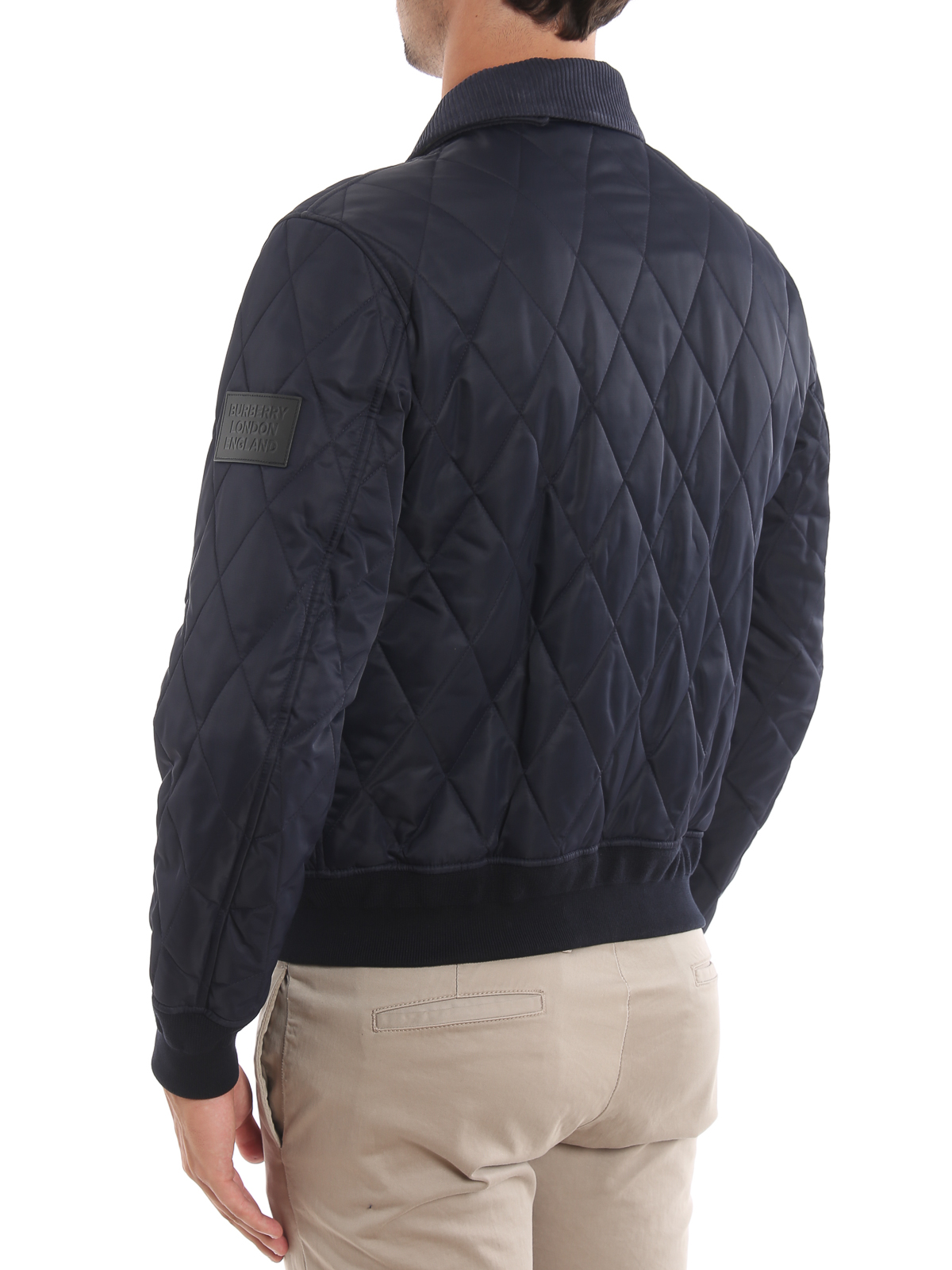 Casual jackets Burberry - Chilton navy diamond quilted jacket - 8012974