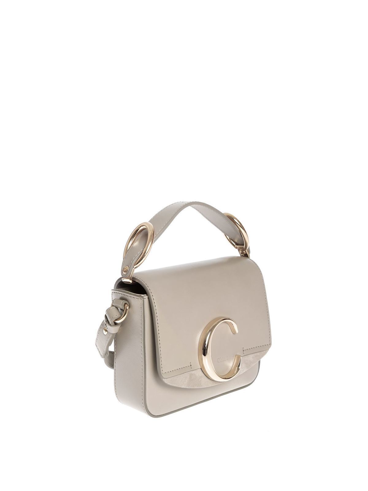 chloe c bag motty grey