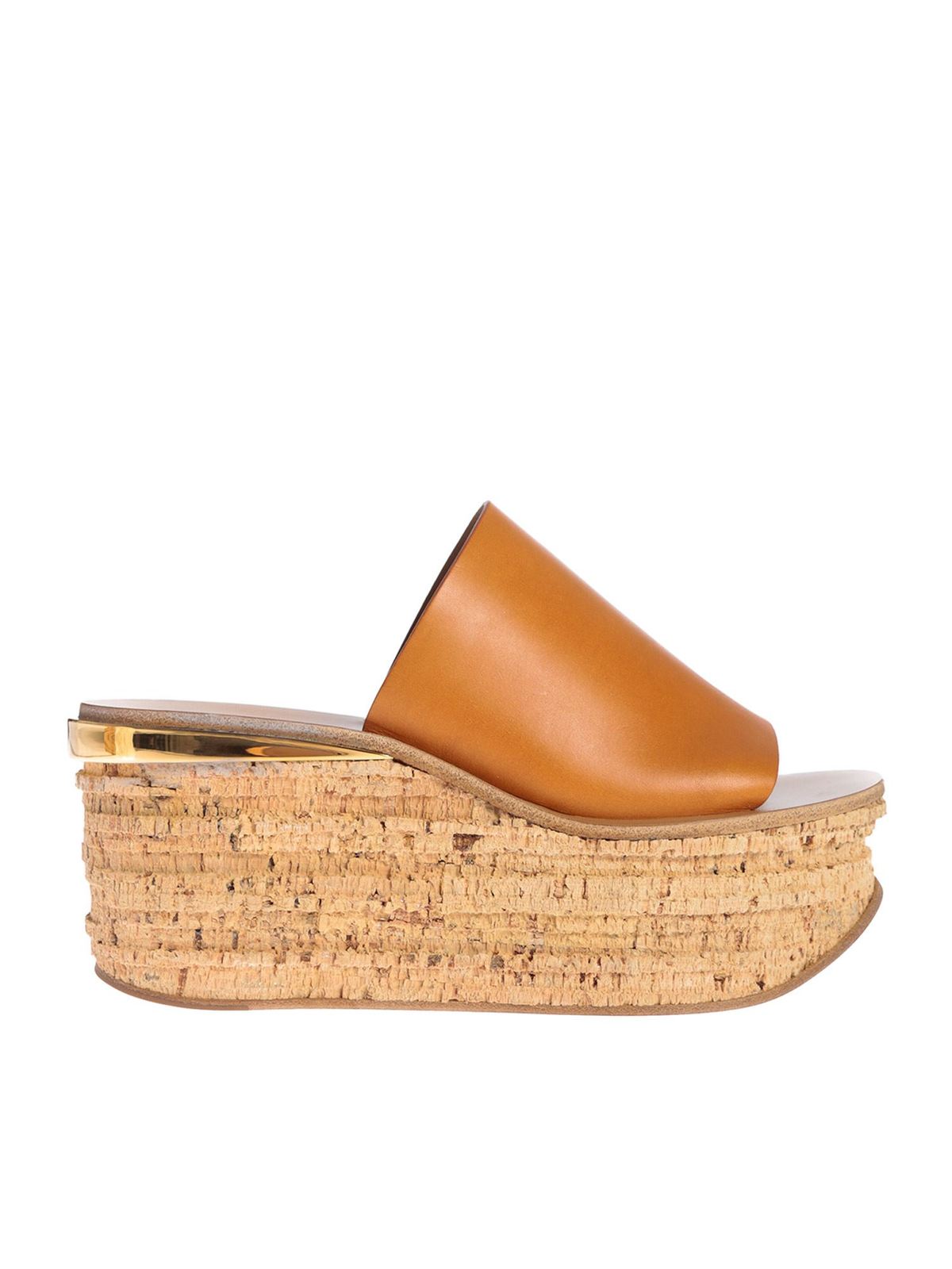 cognac color wedges