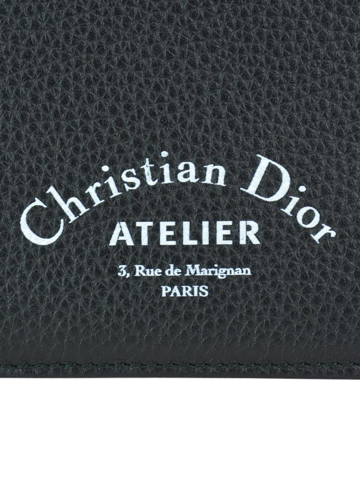 Wallets & purses Dior - Christian Dior Atelier grained leather wallet ...