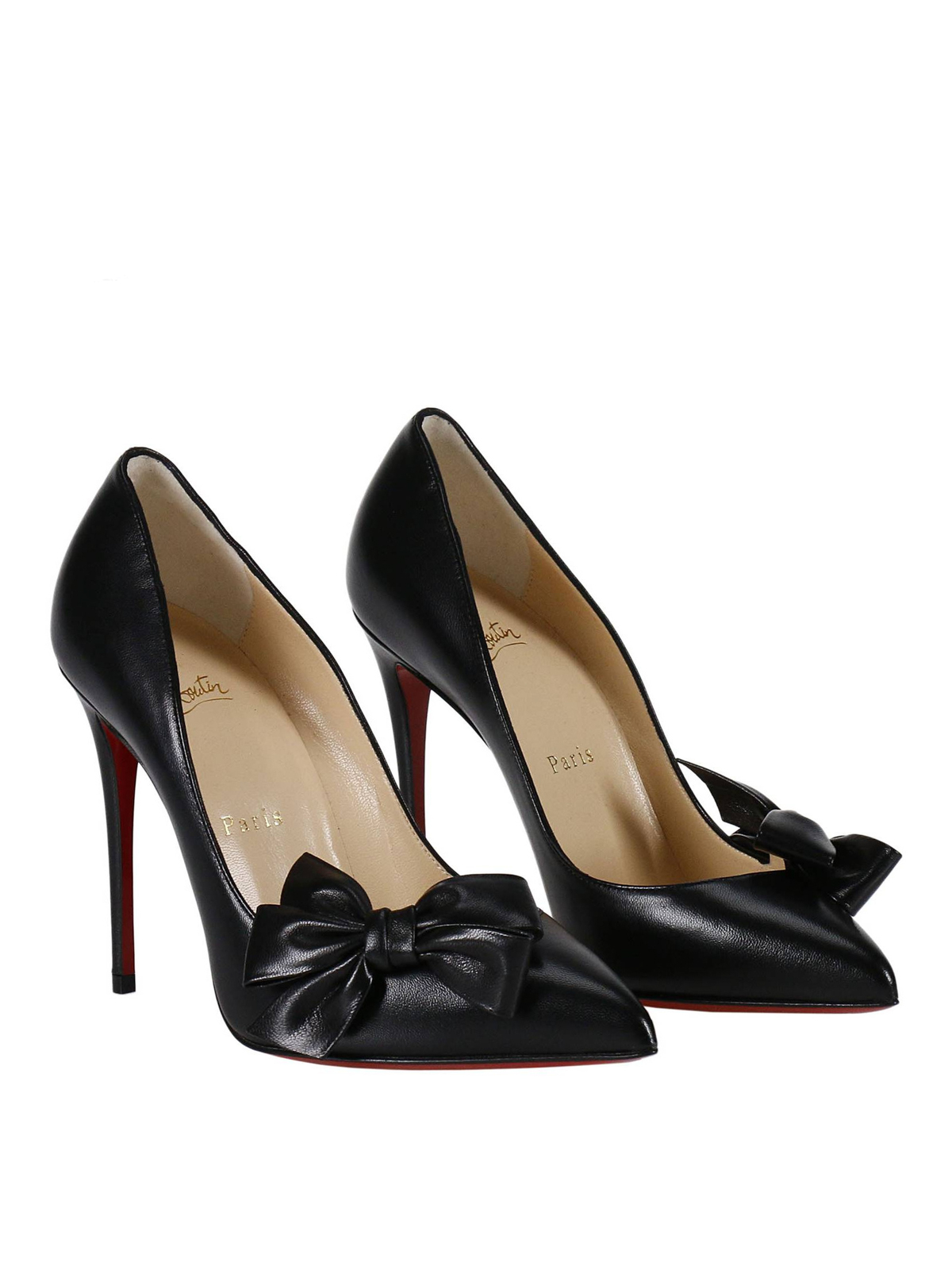 black louboutin court shoes