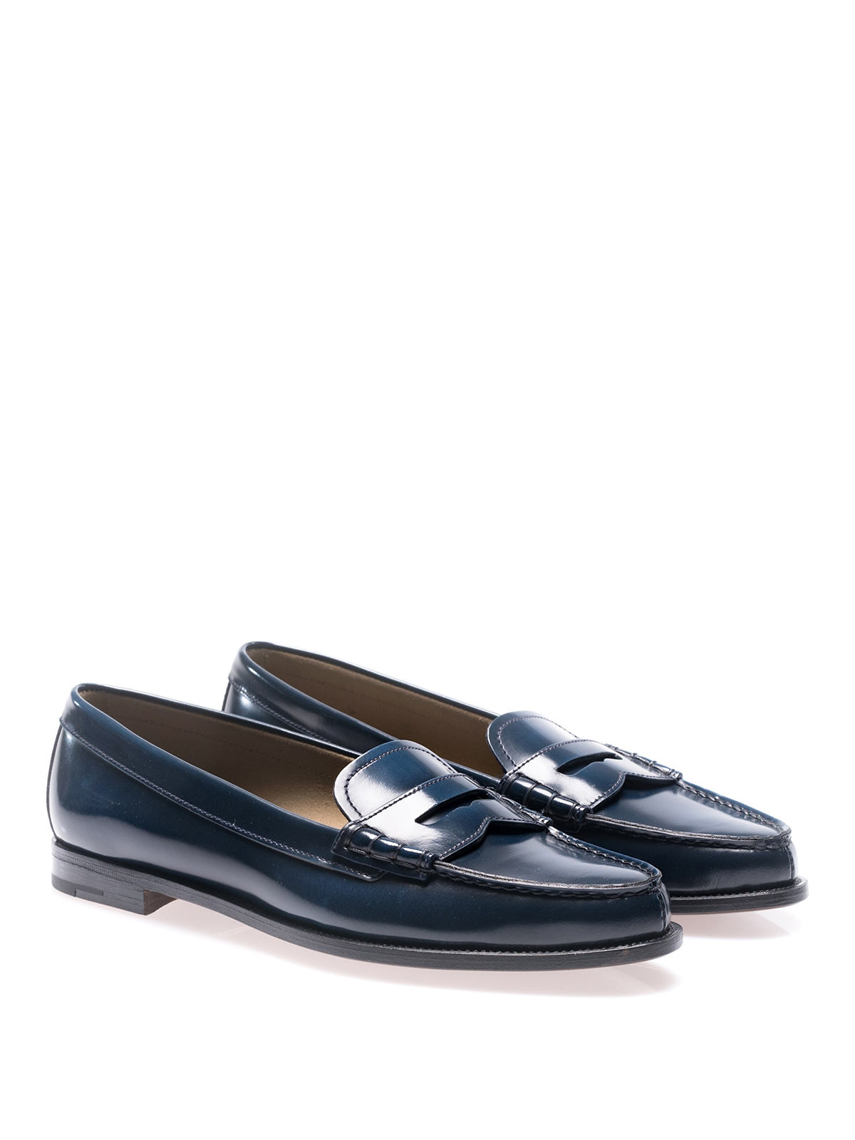 Loafers & Slippers Church's - Kara blue brushed leather loafers