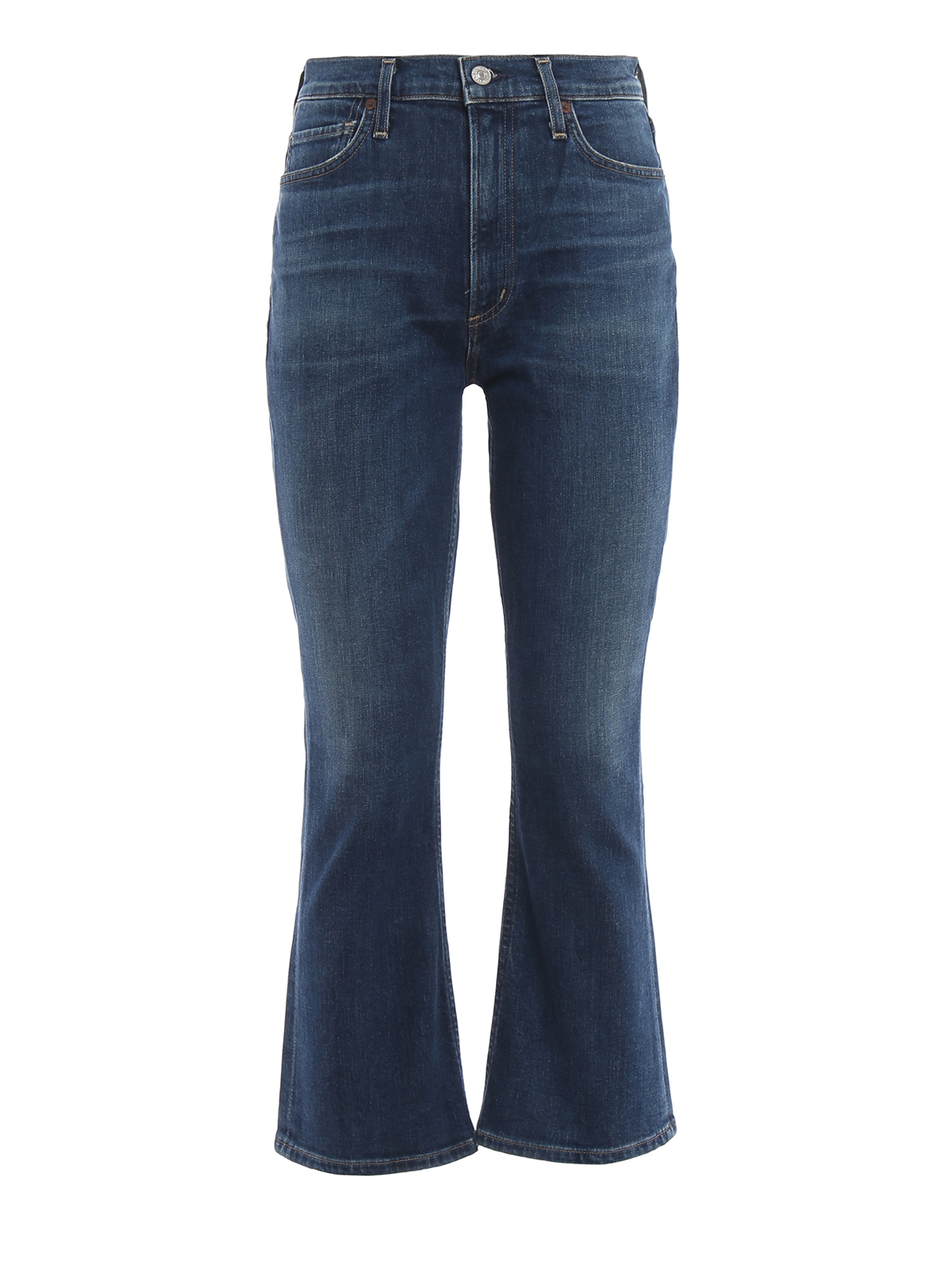 demy cropped flare jeans
