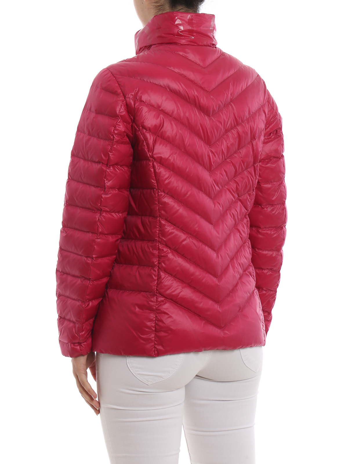 chevron padded jacket