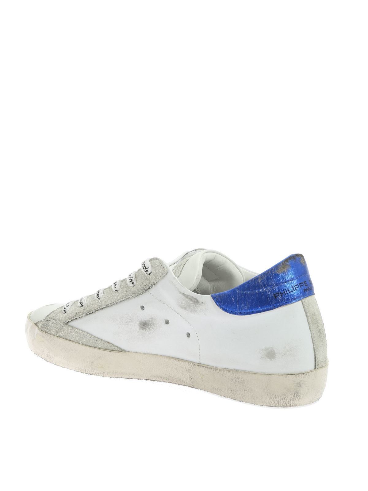 Philippe Model - Sneakers Classic bianche e blu - sneakers - CLLDVM14