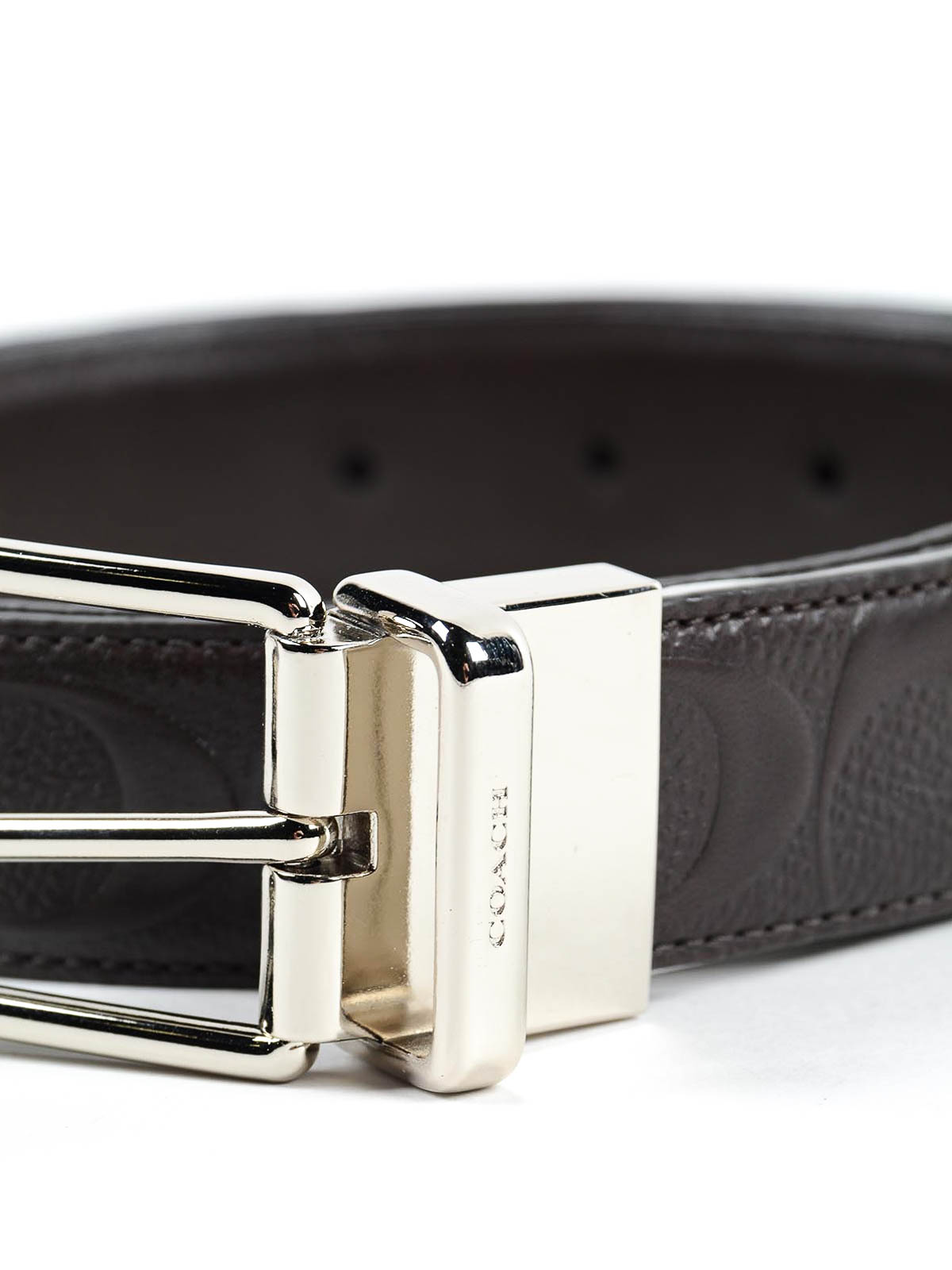 BUCKLED LEATHER REVERSIBLE BELT by Coach - belts | iKRIX