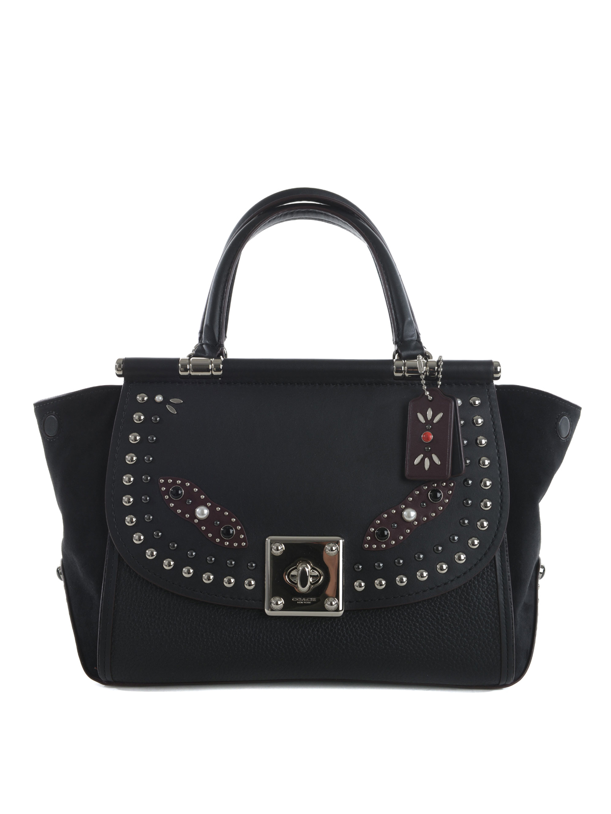 Bowling bags Coach Drifter embellished bowling bag 57120SVBLACK