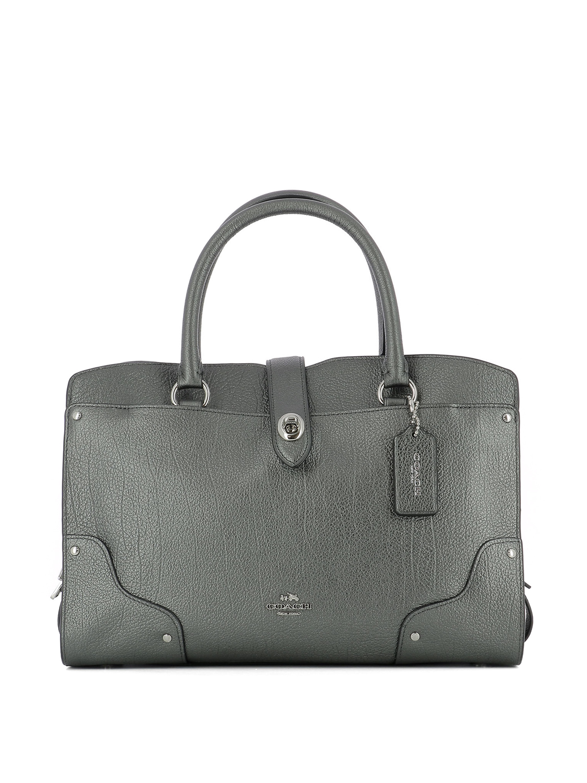 Bowling bags Coach Mercer metallic bowling bag 59987SVMETALLICGRAPHITE