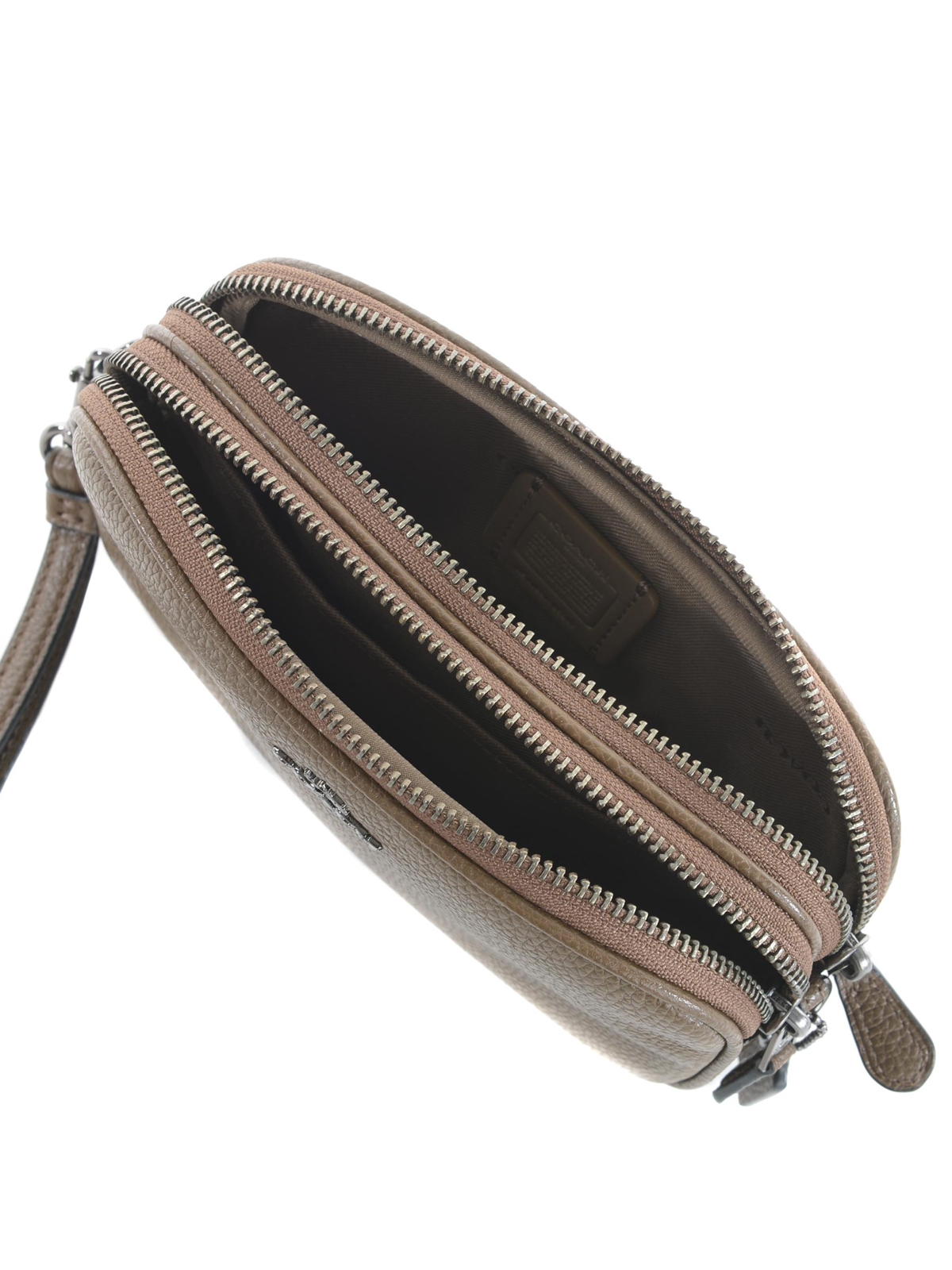 Coach Pebble leather crossbody clutch clutches 65547DKFATIGUE