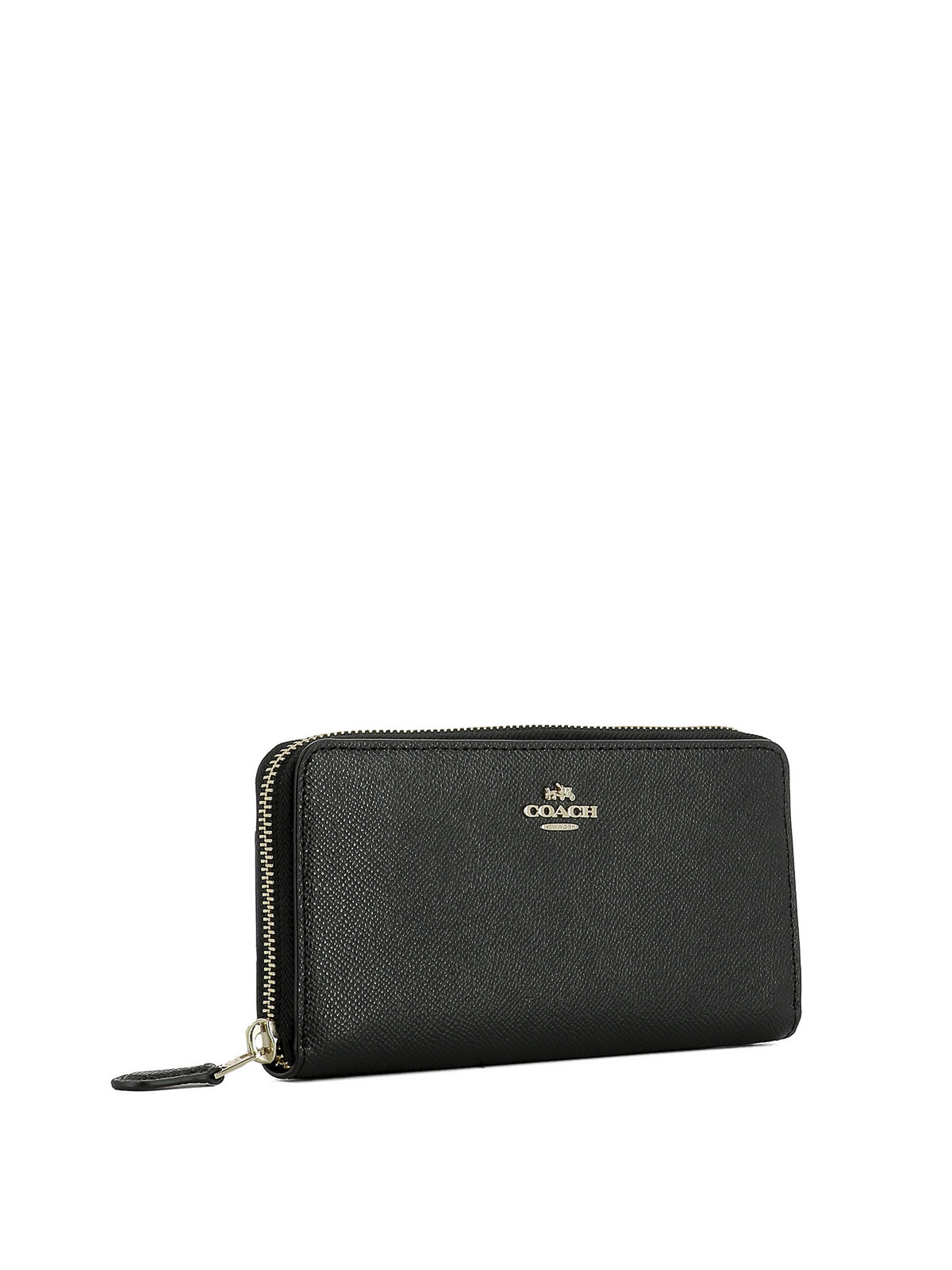 Wallets & purses Coach - Accordion leather zip around wallet - 57713LIBLACK