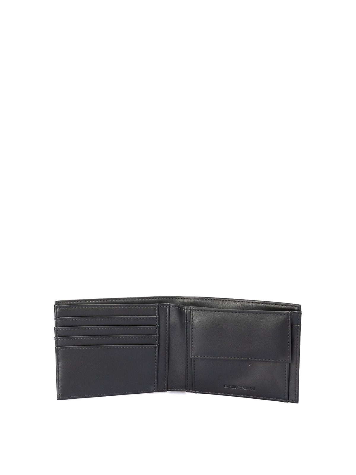 Wallets & purses Emporio Armani - Coin pocket faux leather wallet ...