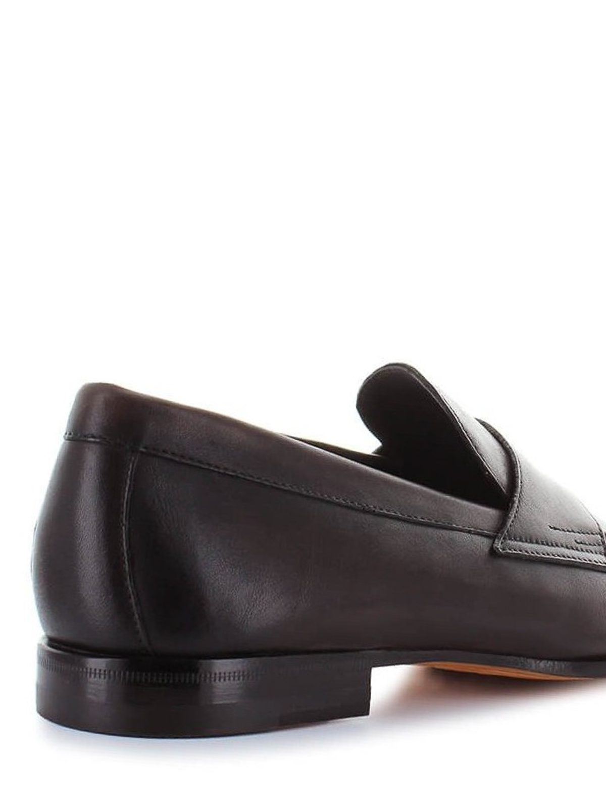 Maken reputatie Collega Loafers & Slippers Santoni - College vintage leather loafers -  MCNC13903LA1SGTQT60