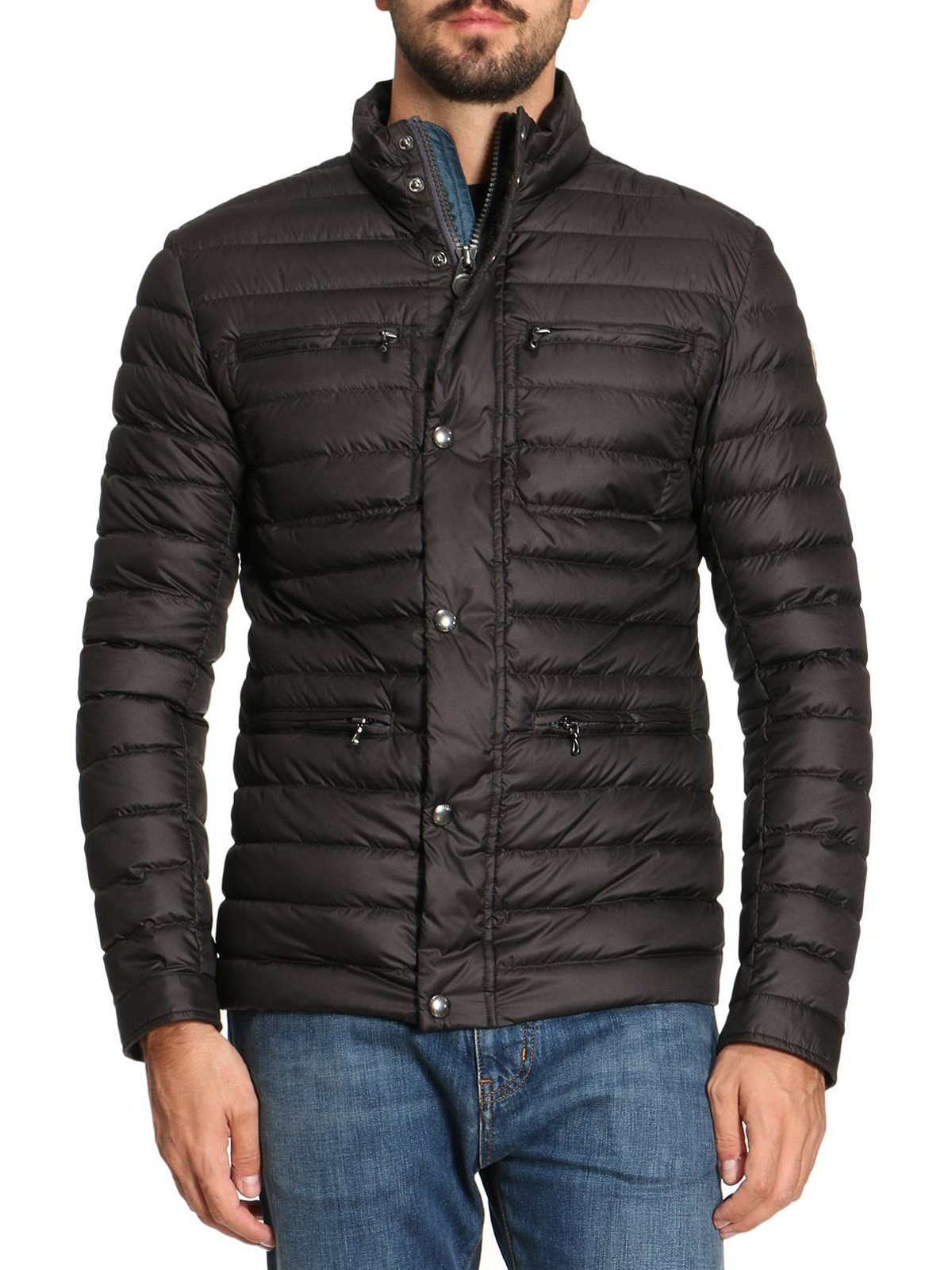 Padded jackets Colmar Originals - Multi pocket black puffer jacket ...