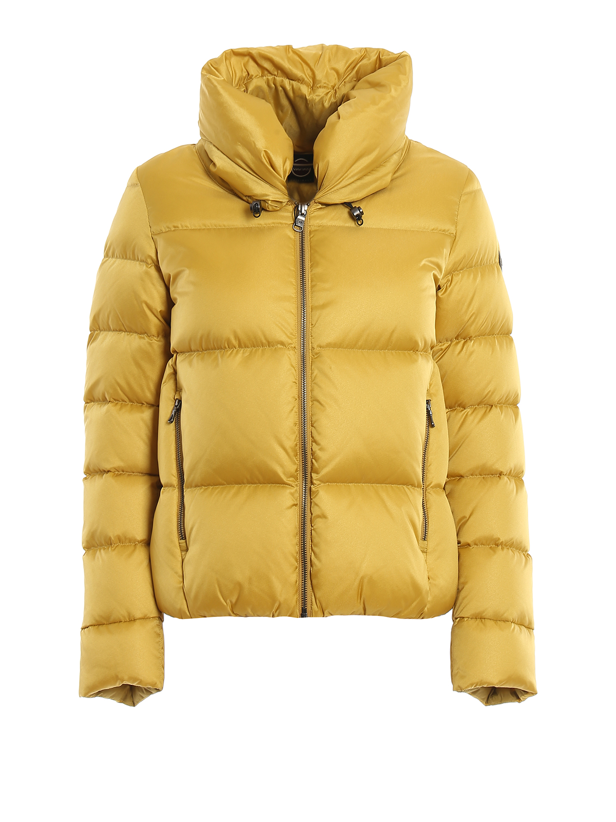Colmar Originals Semi Glossy Maxi Collar Puffer Jacket In Yellow | ModeSens