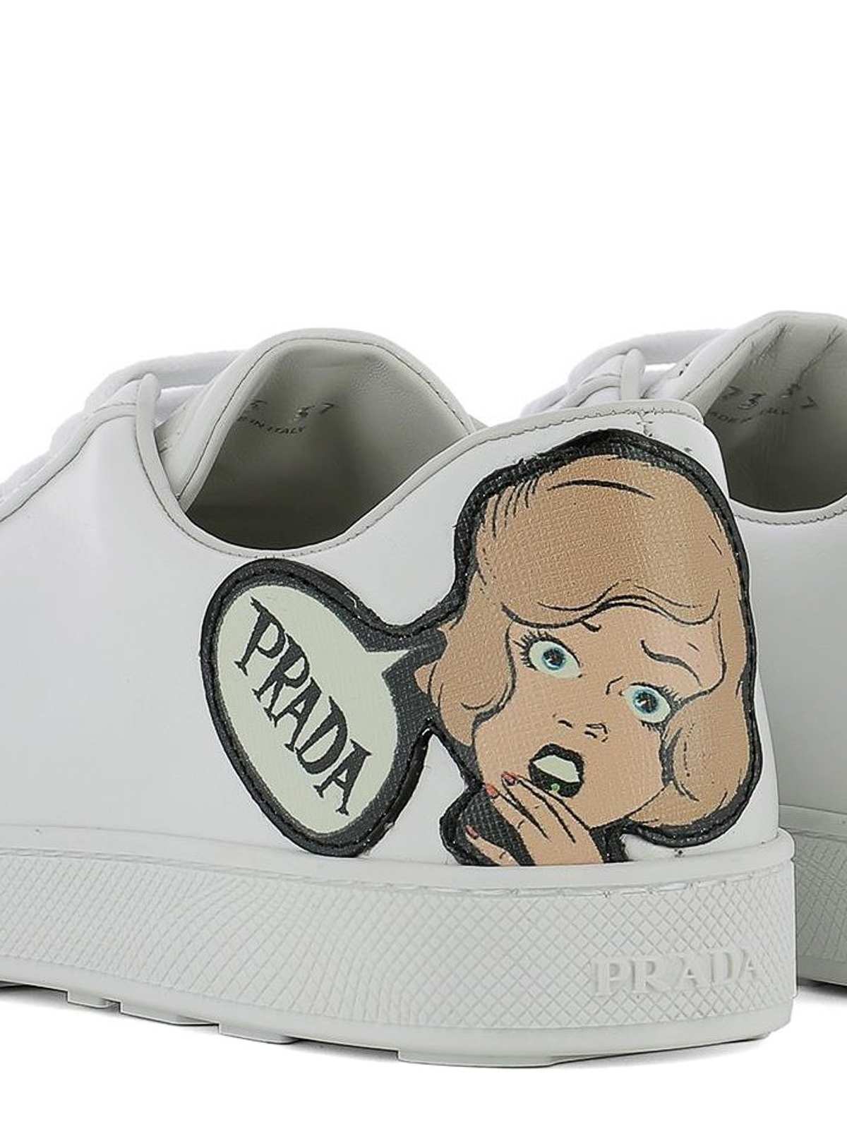 prada comic shoes