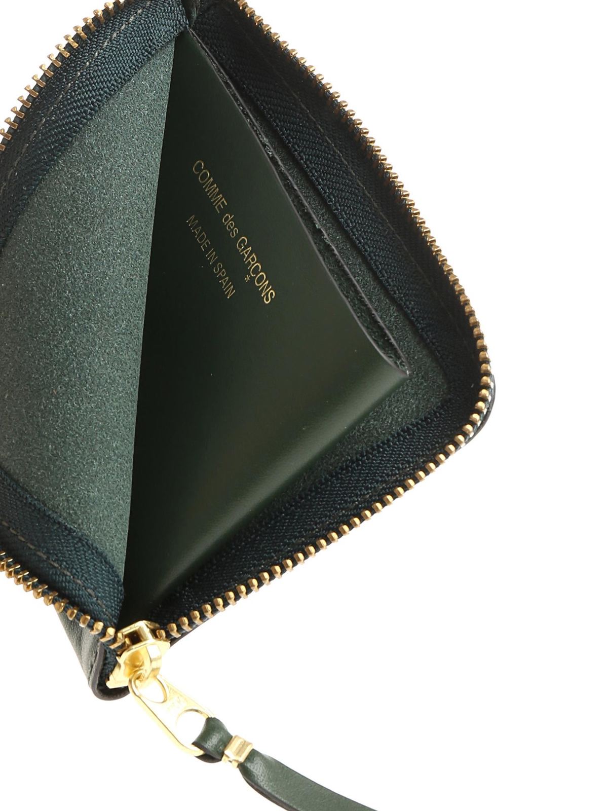 comme des garcons zip wallet