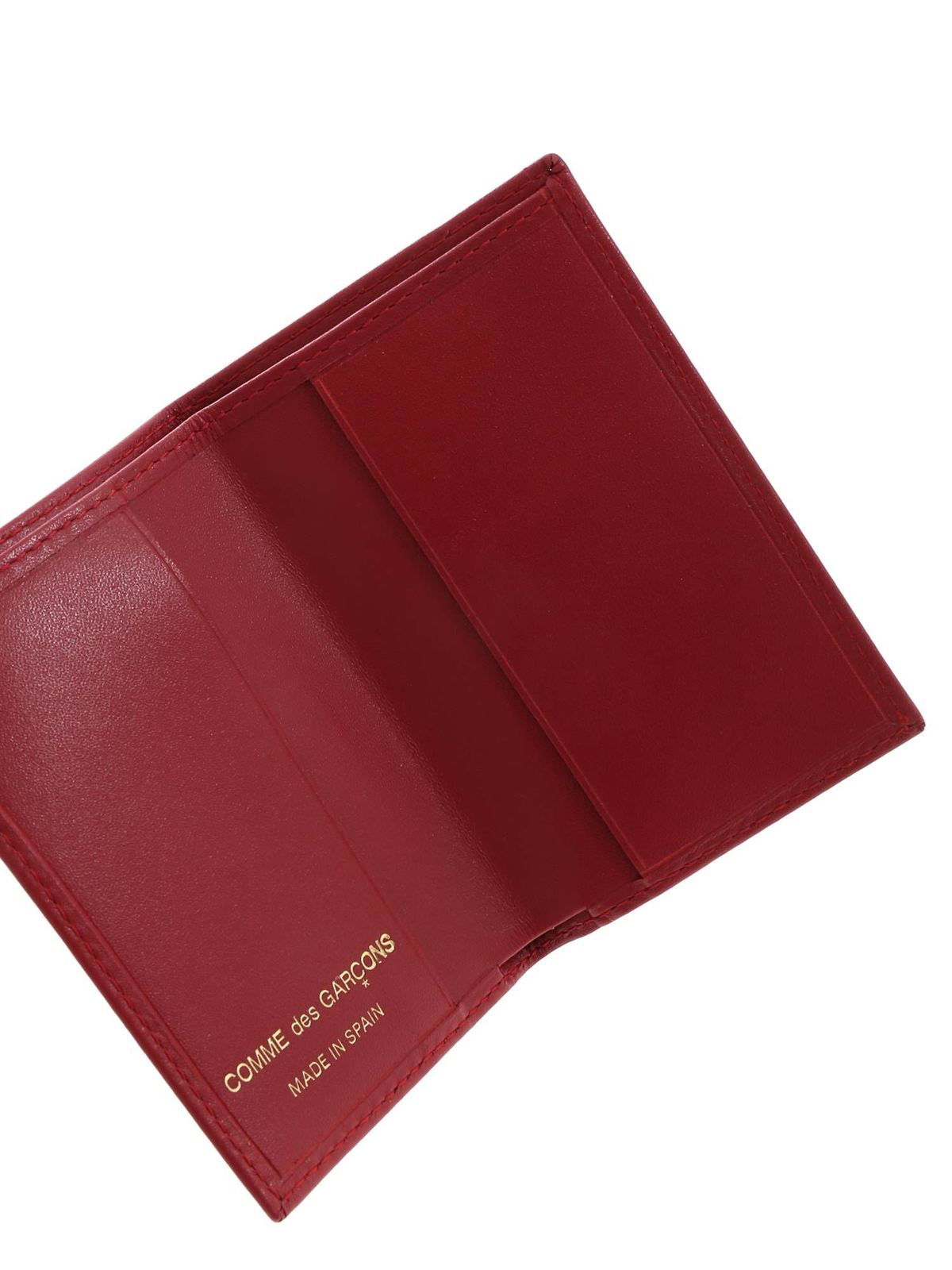 kolf Haringen dik Wallets & purses Comme Des Garçons Wallet - Branded card holder in red -  SA6400RED