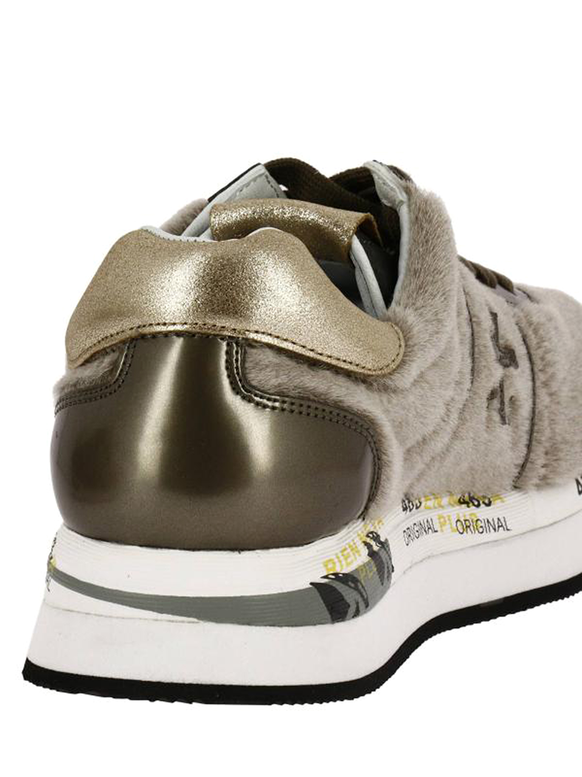 premiata fur sneakers