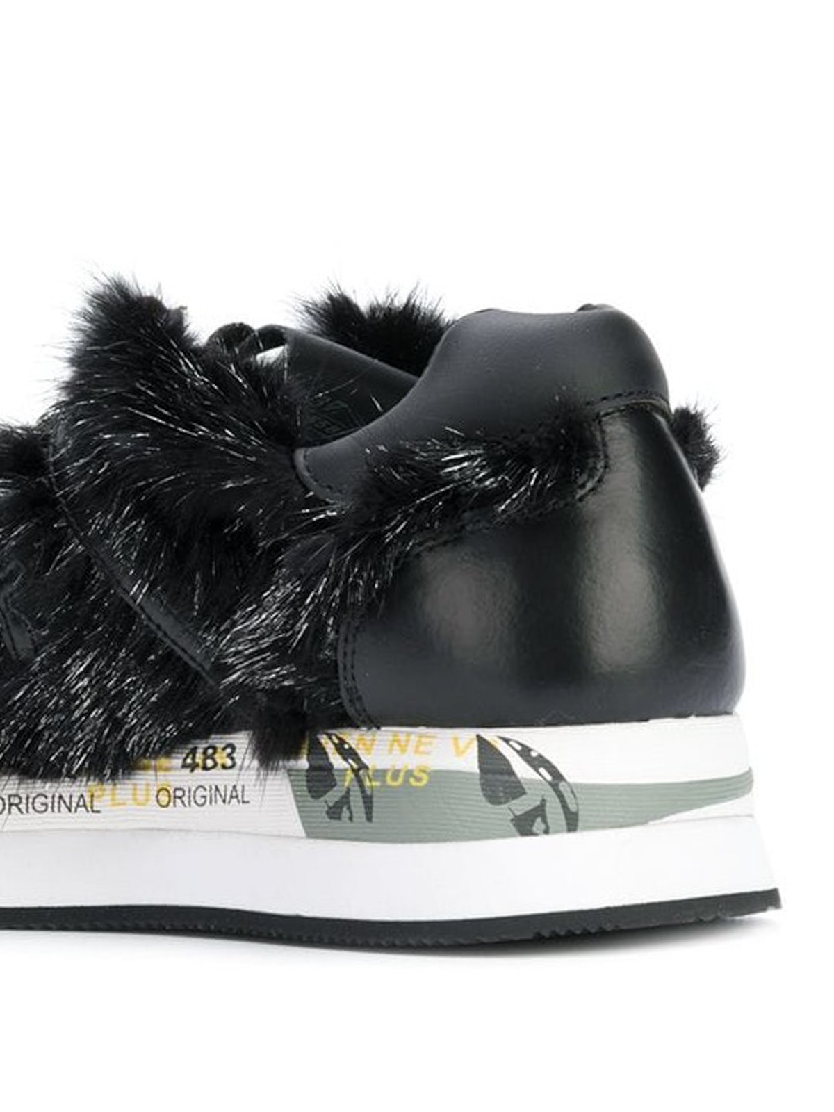 premiata fur sneakers