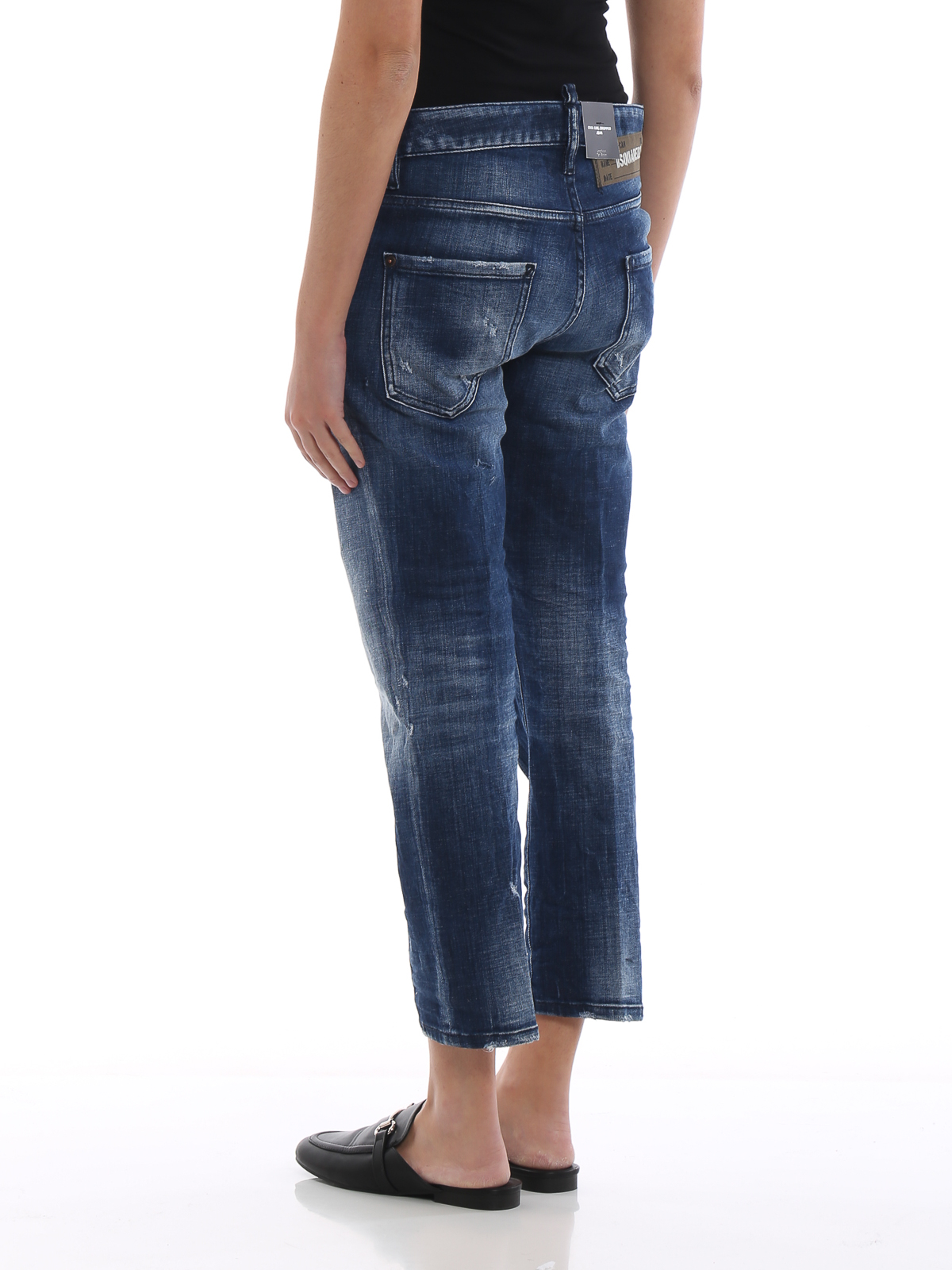 Straight leg jeans Dsquared2 - Cool Girl cropped jeans 