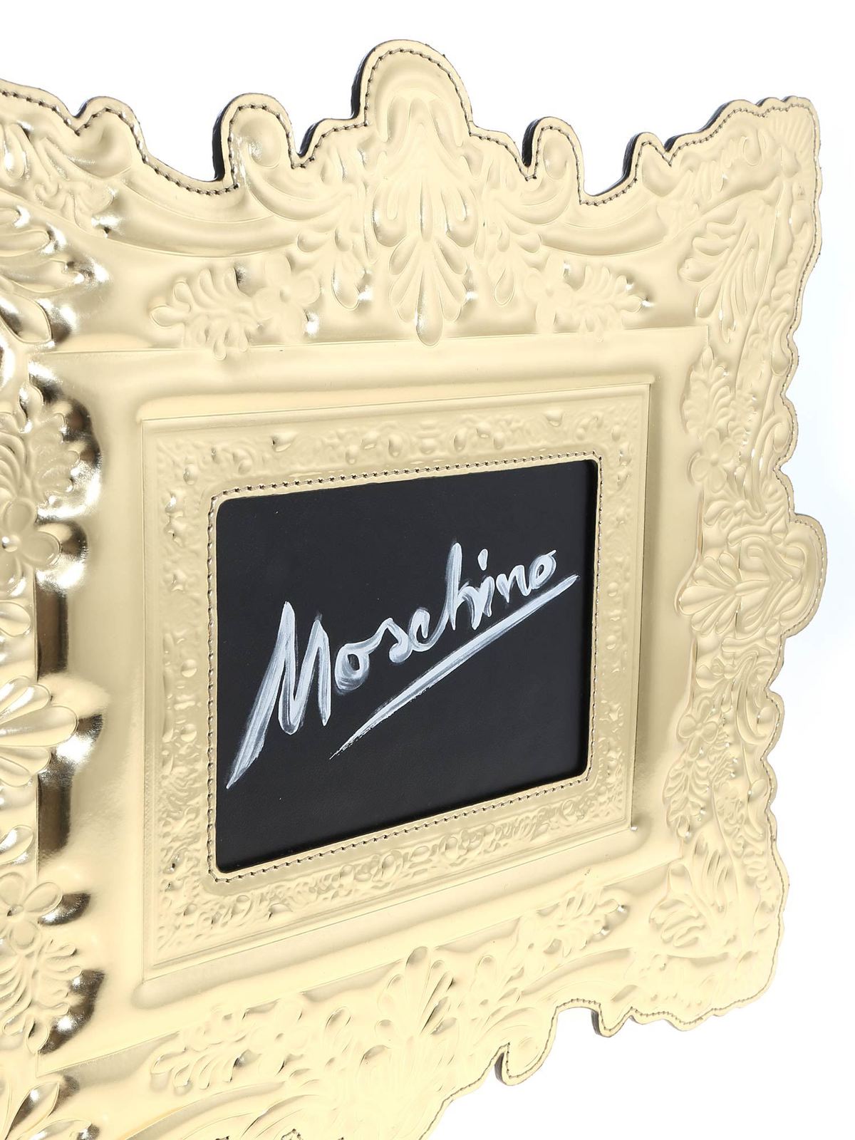 moschino gold boutique bag