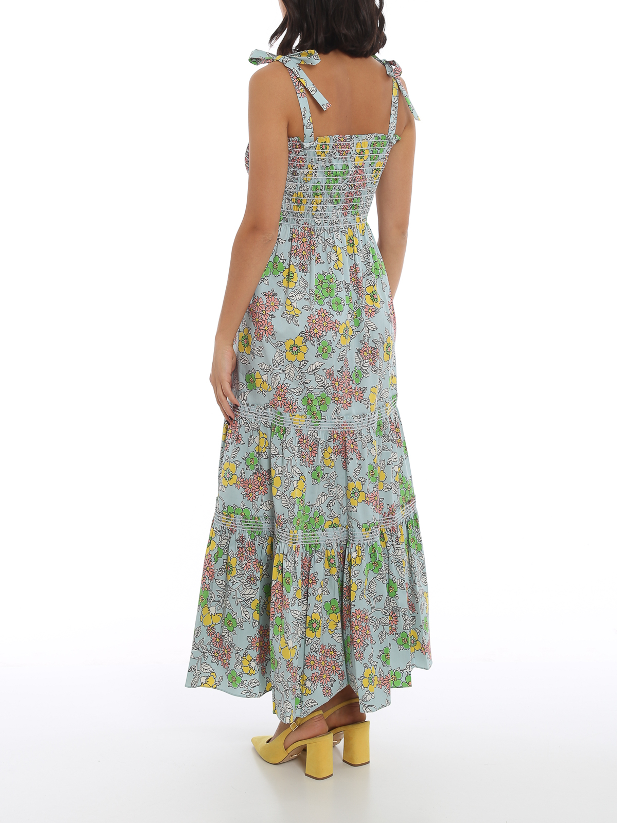 Maxi dresses Tory Burch - Cotton blend floral dress - 76885400 