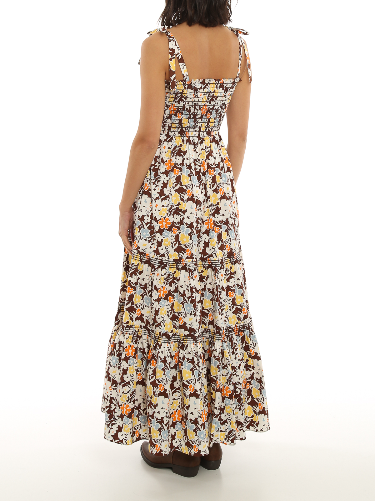 Maxi dresses Tory Burch - Cotton blend floral dress - 76885220 