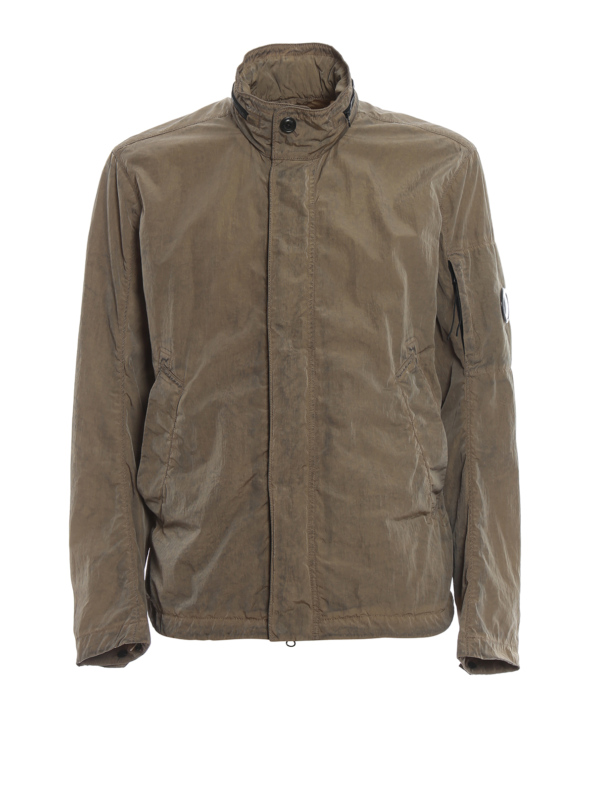 CP Company - Chrome army green nylon jacket - casual jackets ...