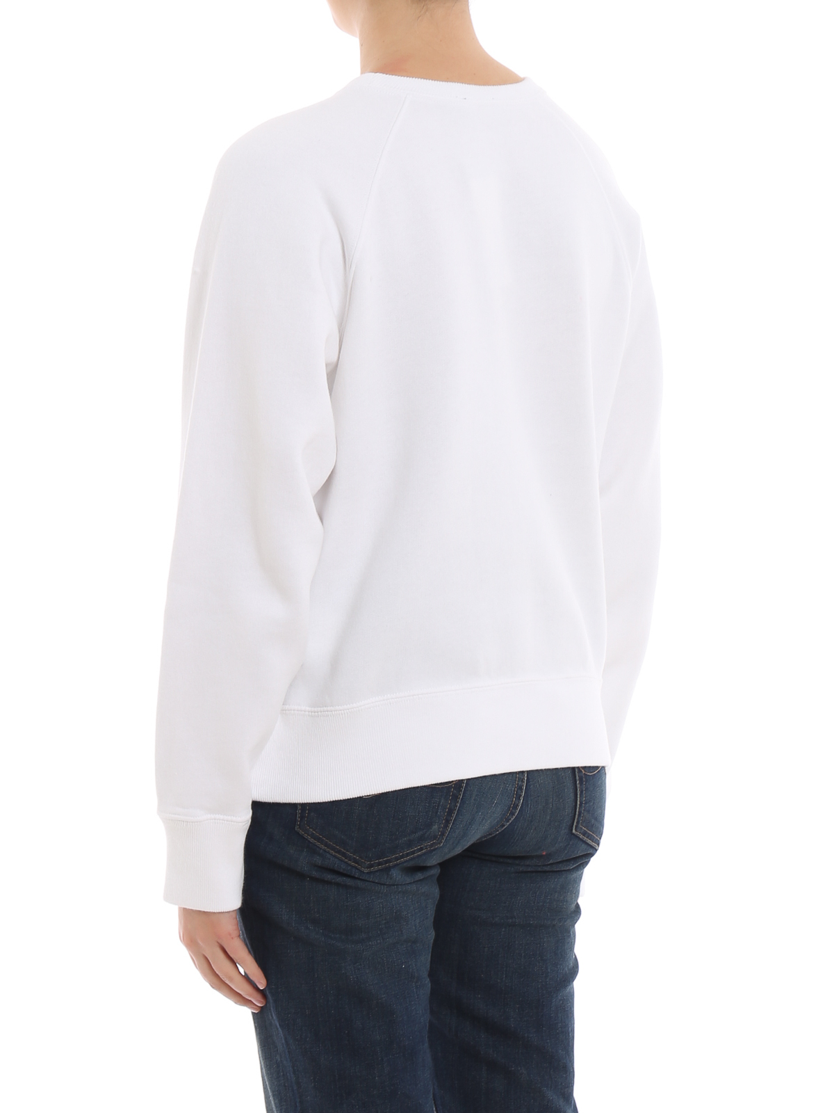 Sweatshirts & Sweaters Polo Ralph Lauren - Crew neck white sweatshirt ...