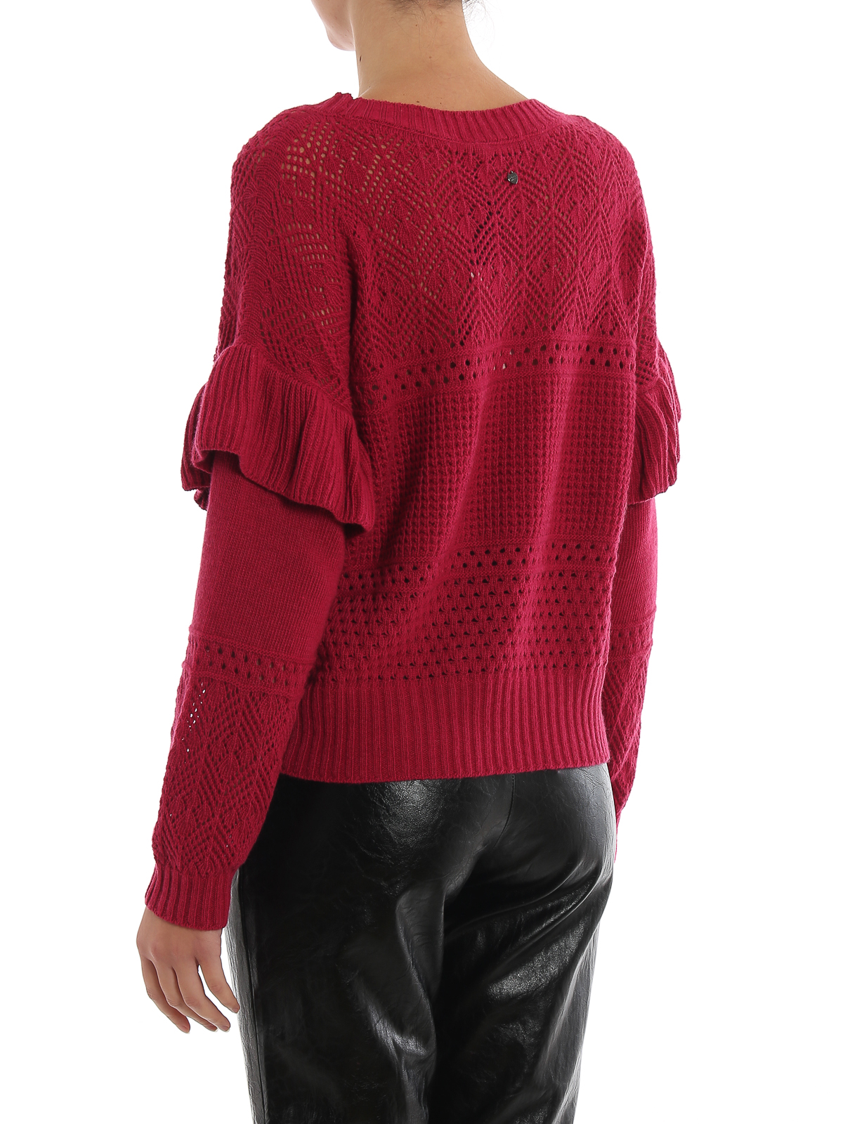 cece sandy balloon sleeve pullover