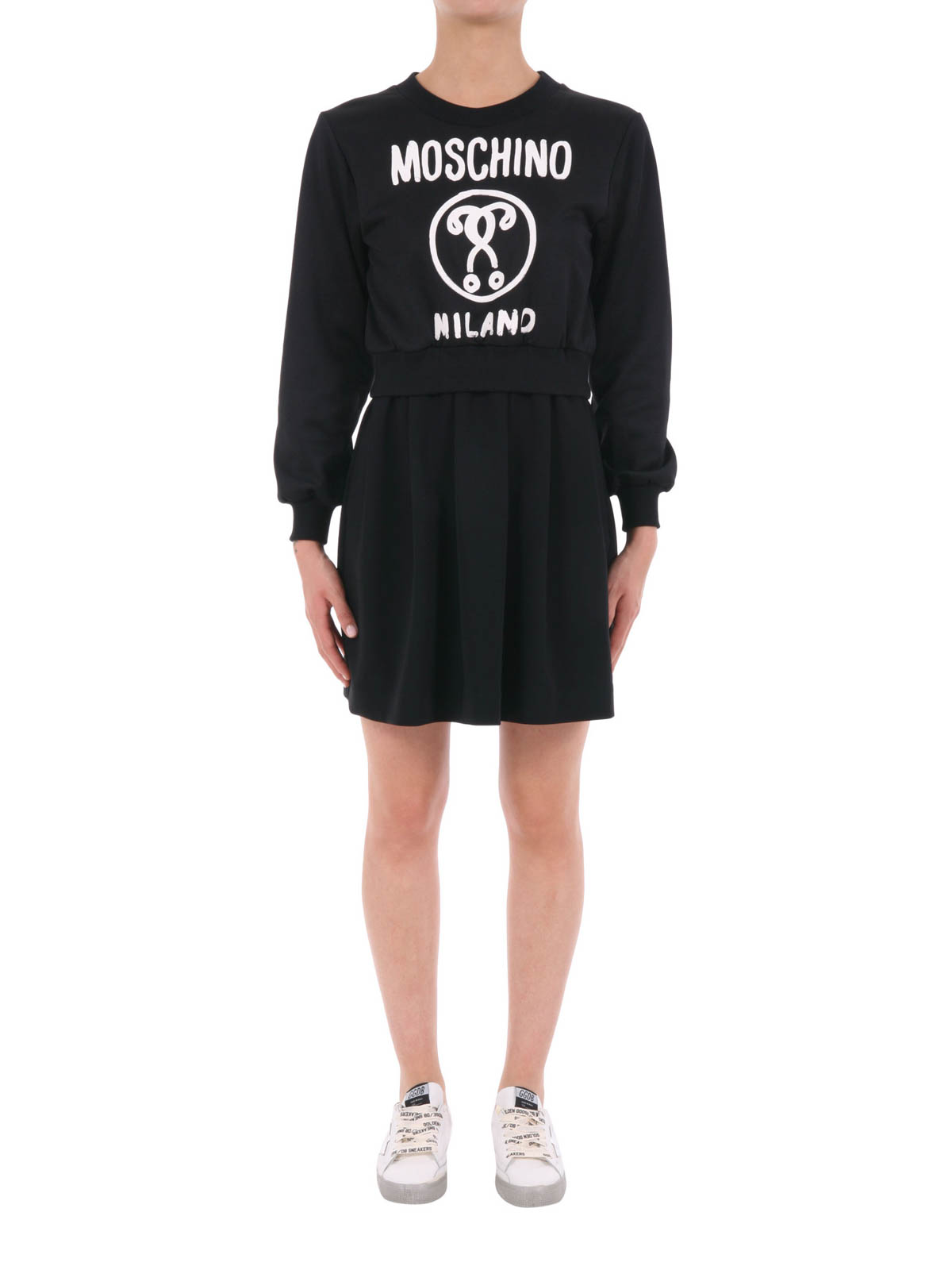 moschino logo sweatshirt