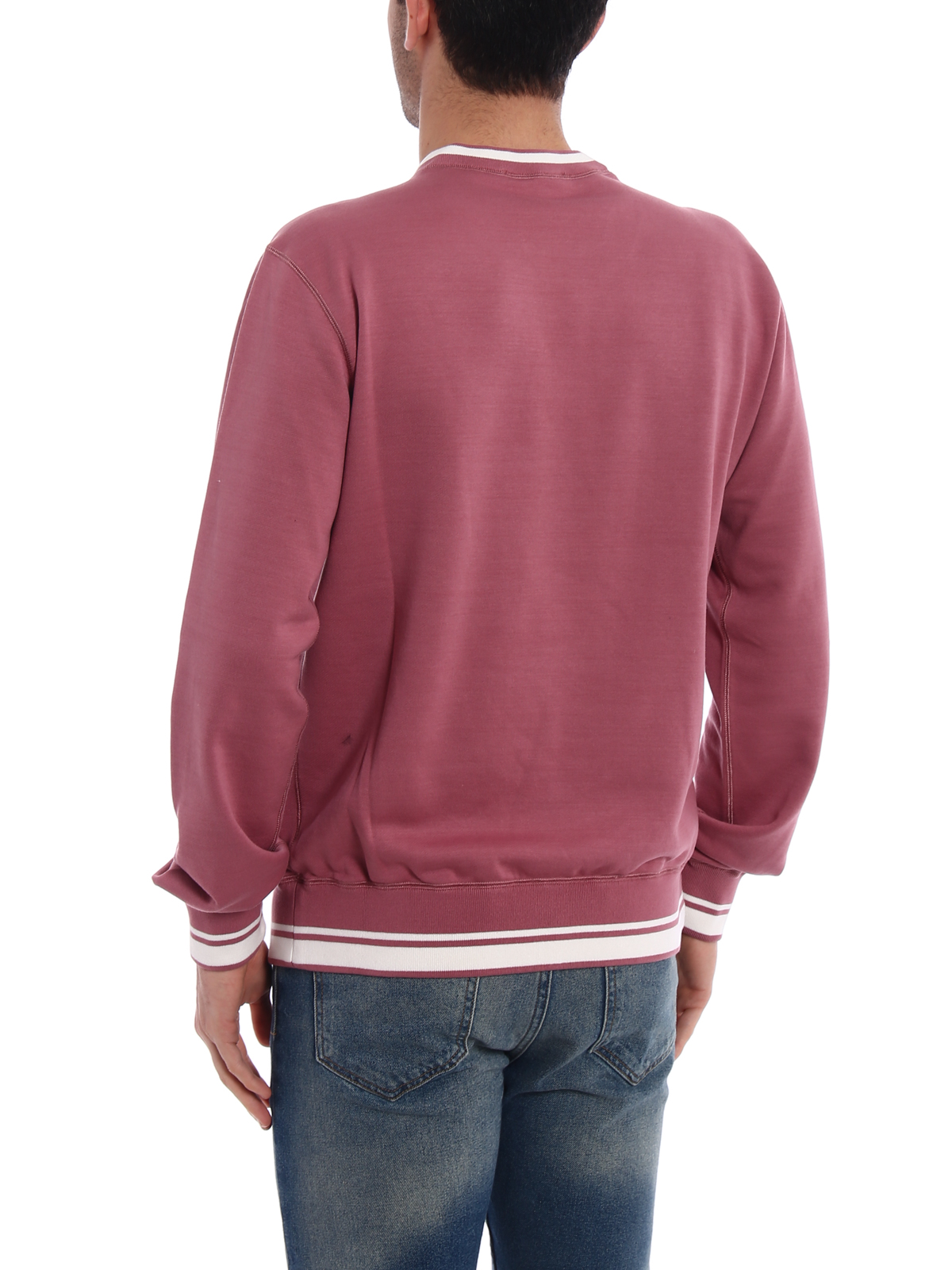 dark pink sweatshirt