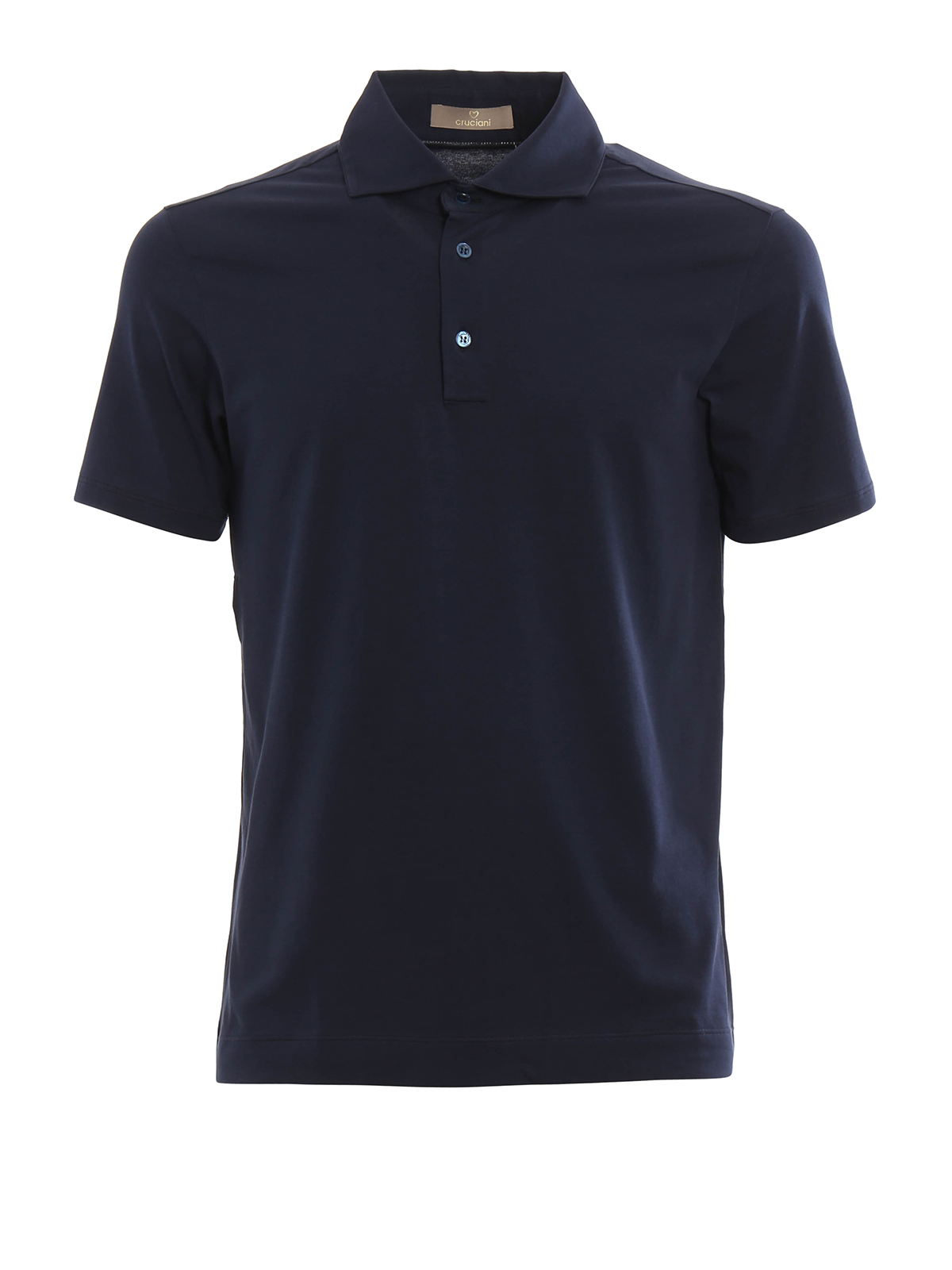 Polo shirts Cruciani - Cotton jersey polo shirt - CU140610973 | iKRIX.com
