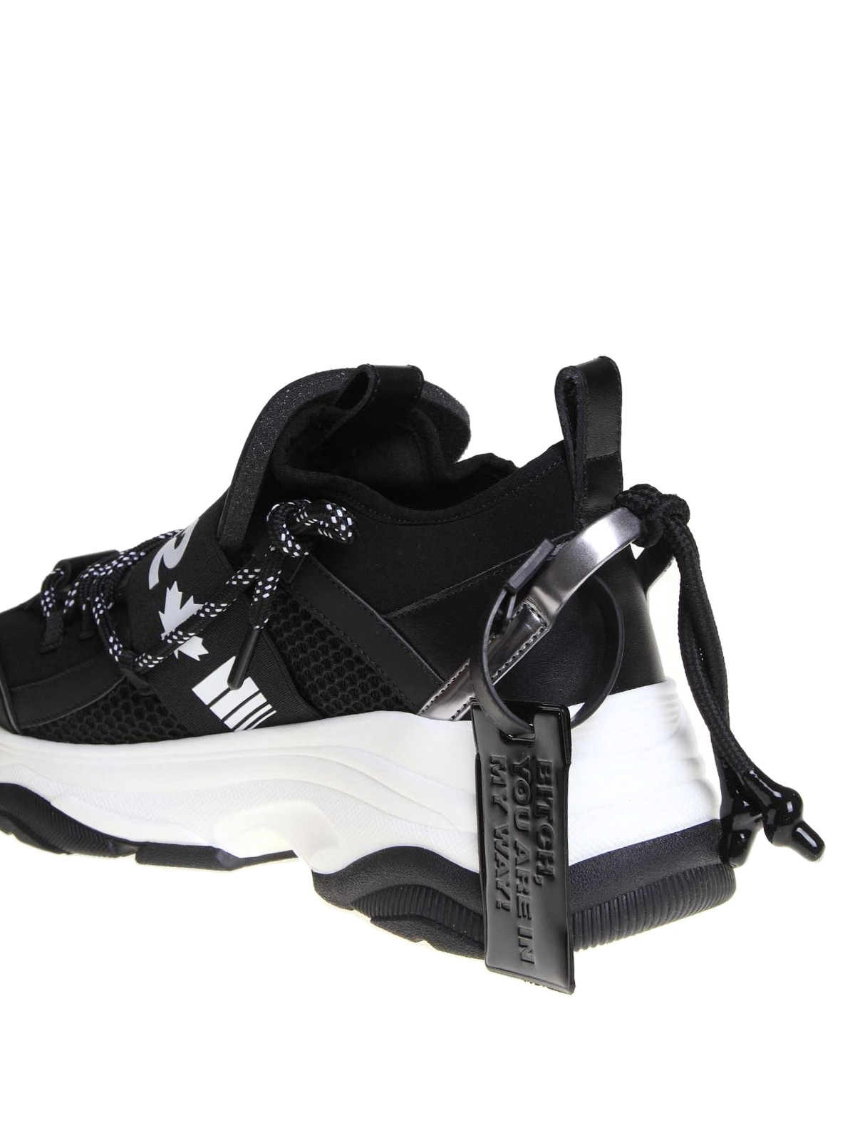 Omkleden Hollywood pols Trainers Dsquared2 - D-bumpy black sneakers - SNM00481680M063 | iKRIX.com